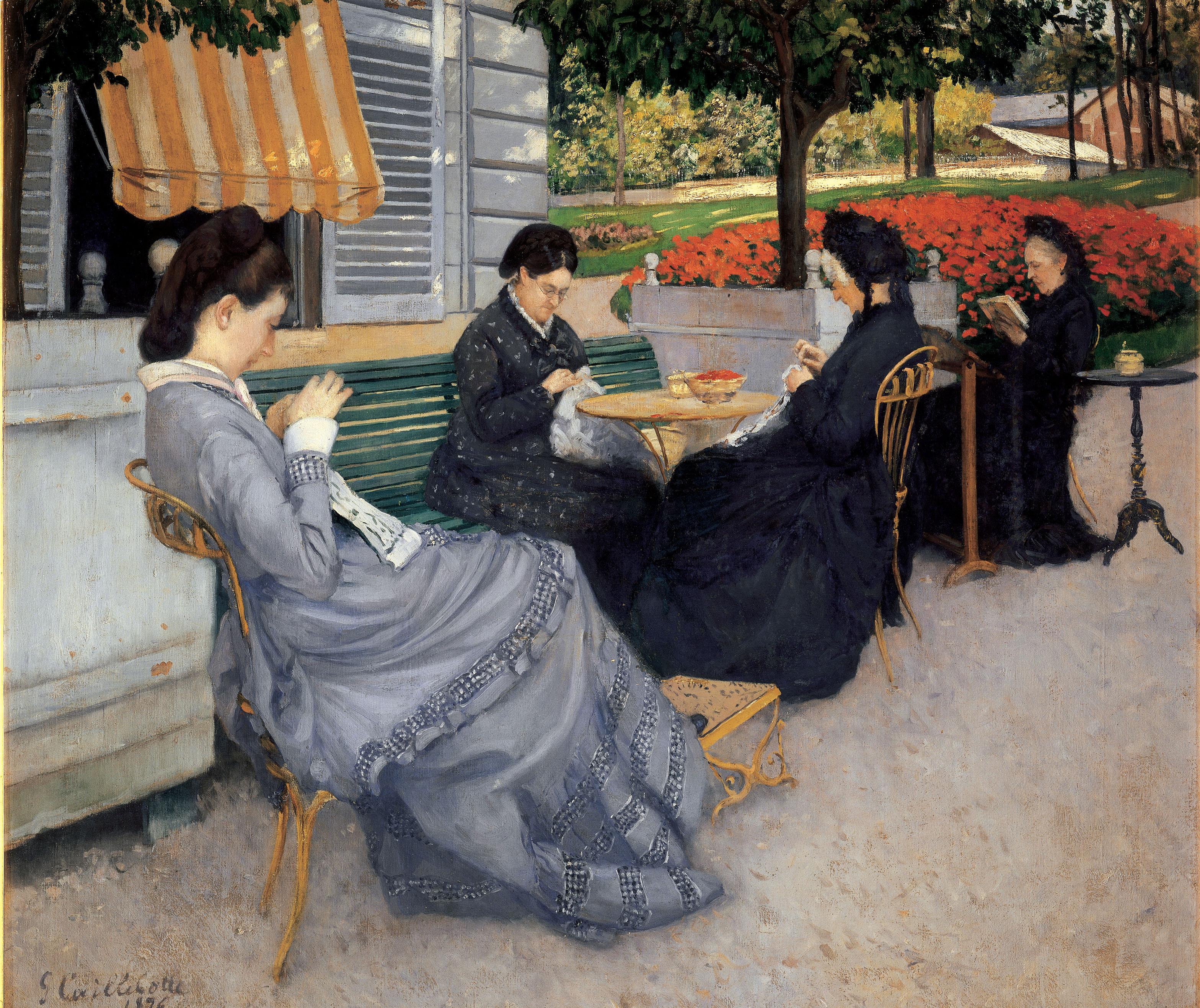 Portraits in the Countryside by Gustave Caillebotte - 1876 - 95 x 111 cm Musée Baron Gérard