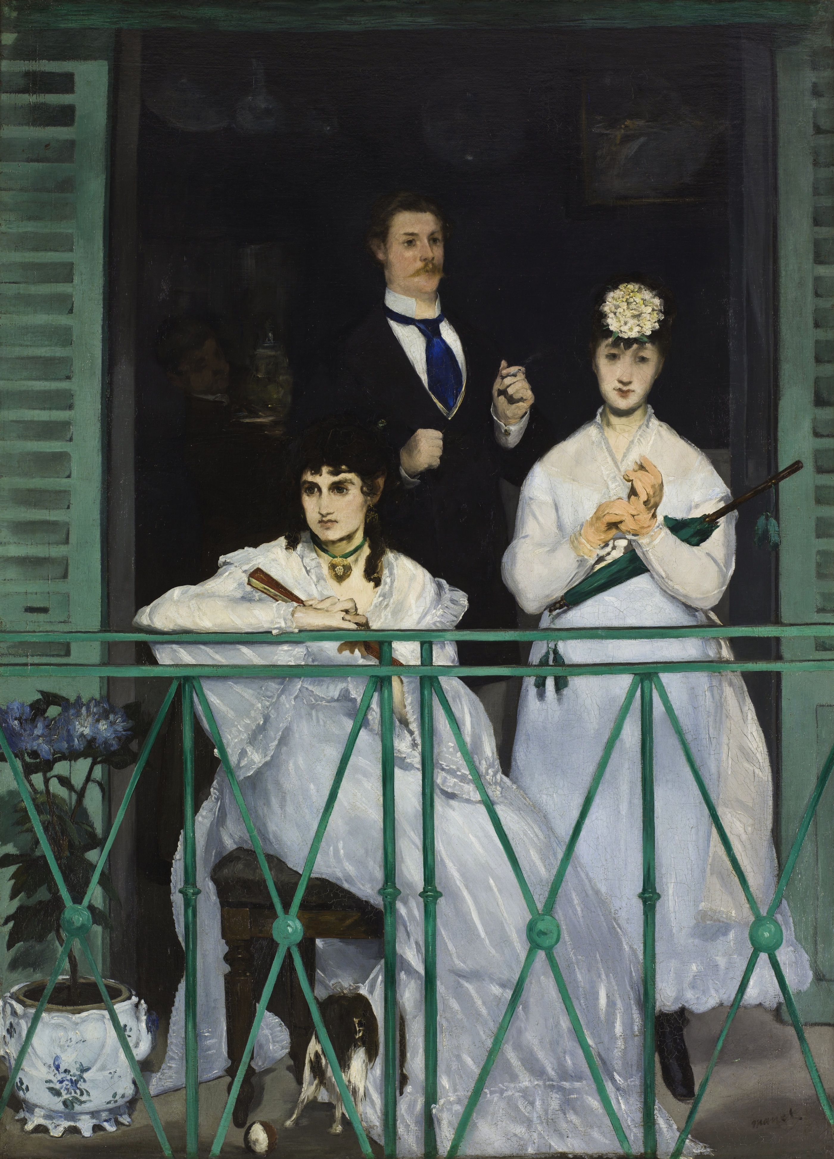 The Balcony by Édouard Manet - between 1868 and 1869 - 169 × 125 cm Musée d'Orsay
