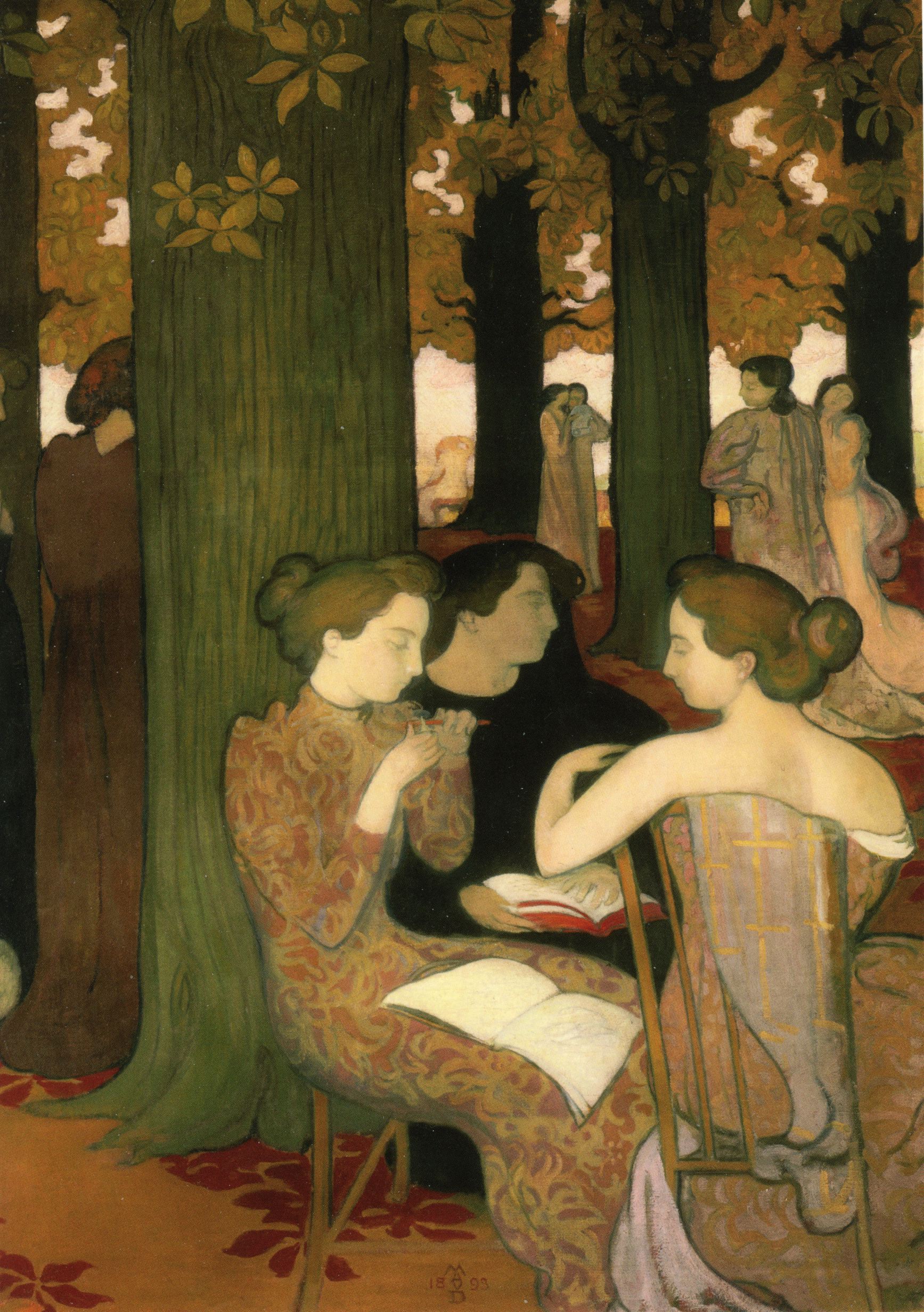 Muses by Maurice Denis - 1893 - 171.5 x 137.5 cm Musée d'Orsay