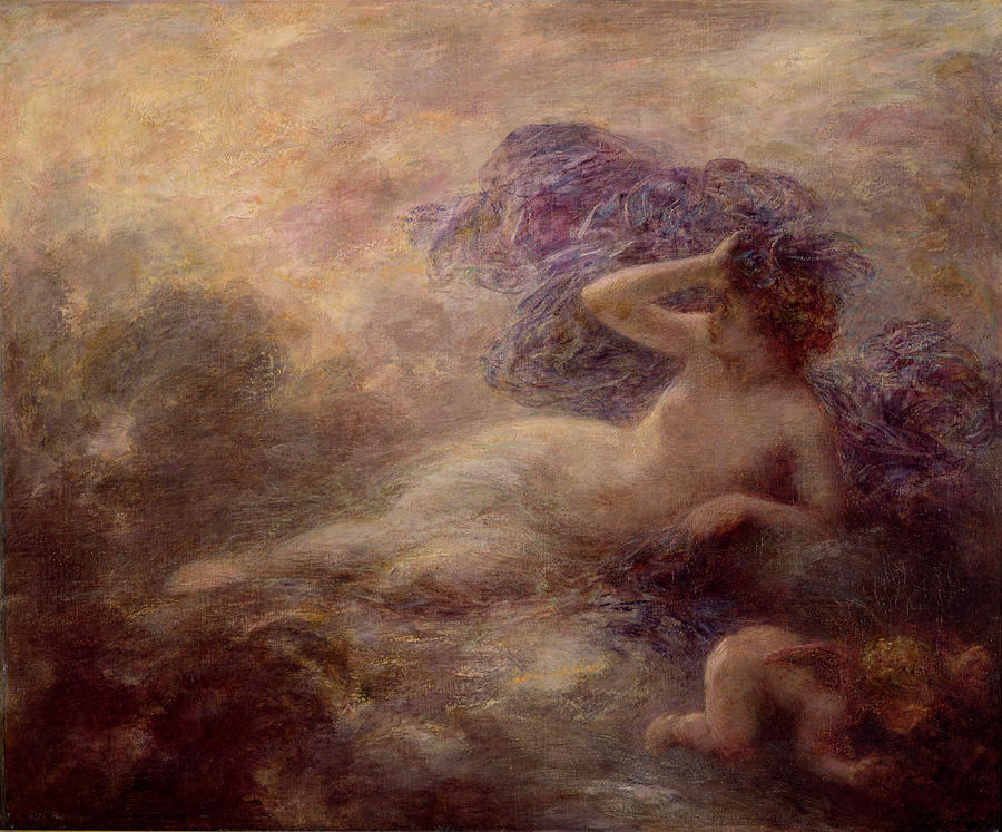 夜晚 by 亨利 拉图尔 - 1897 - 61 x 75 cm 