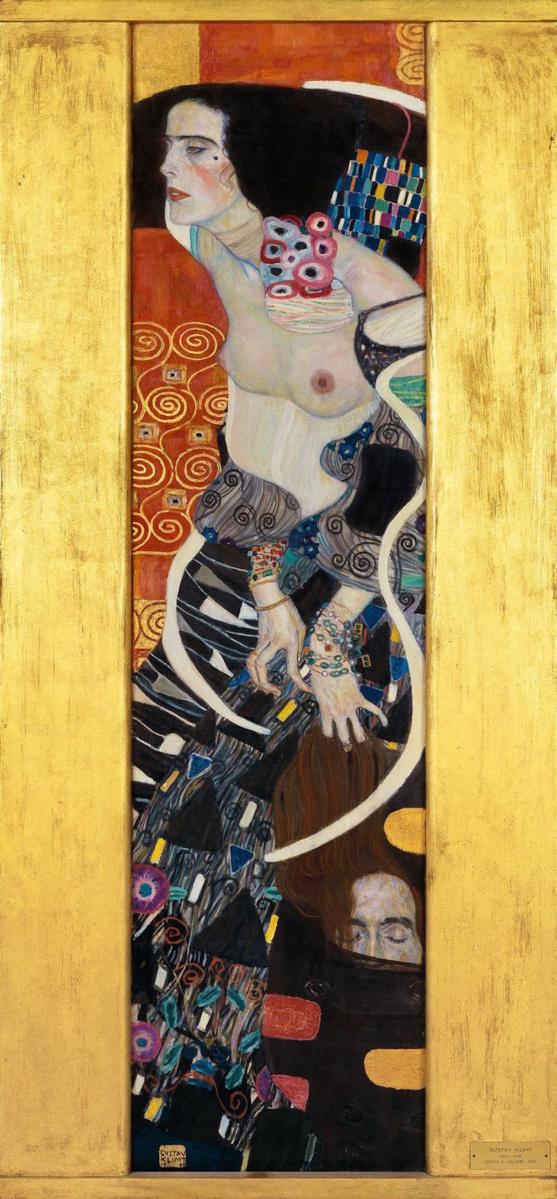 Judith II (Salomè) by Gustav Klimt - 1909 - 178 x 46 cm Fondazione Musei Civici di Venezia