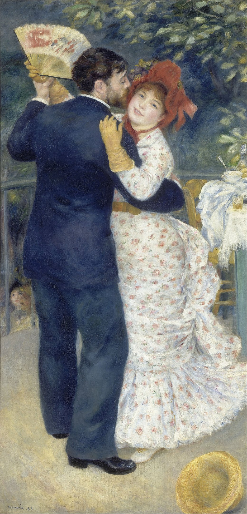 Dance in the Country by Pierre-Auguste Renoir - 1883 - 180 x 90 cm Musée d'Orsay
