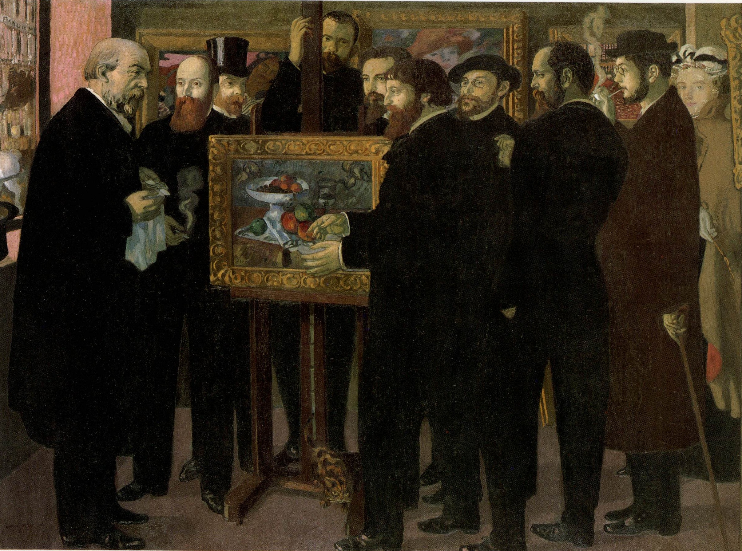 Hommage à Cézanne by Maurice Denis - 1900 - 180 x 240 cm Musée d'Orsay