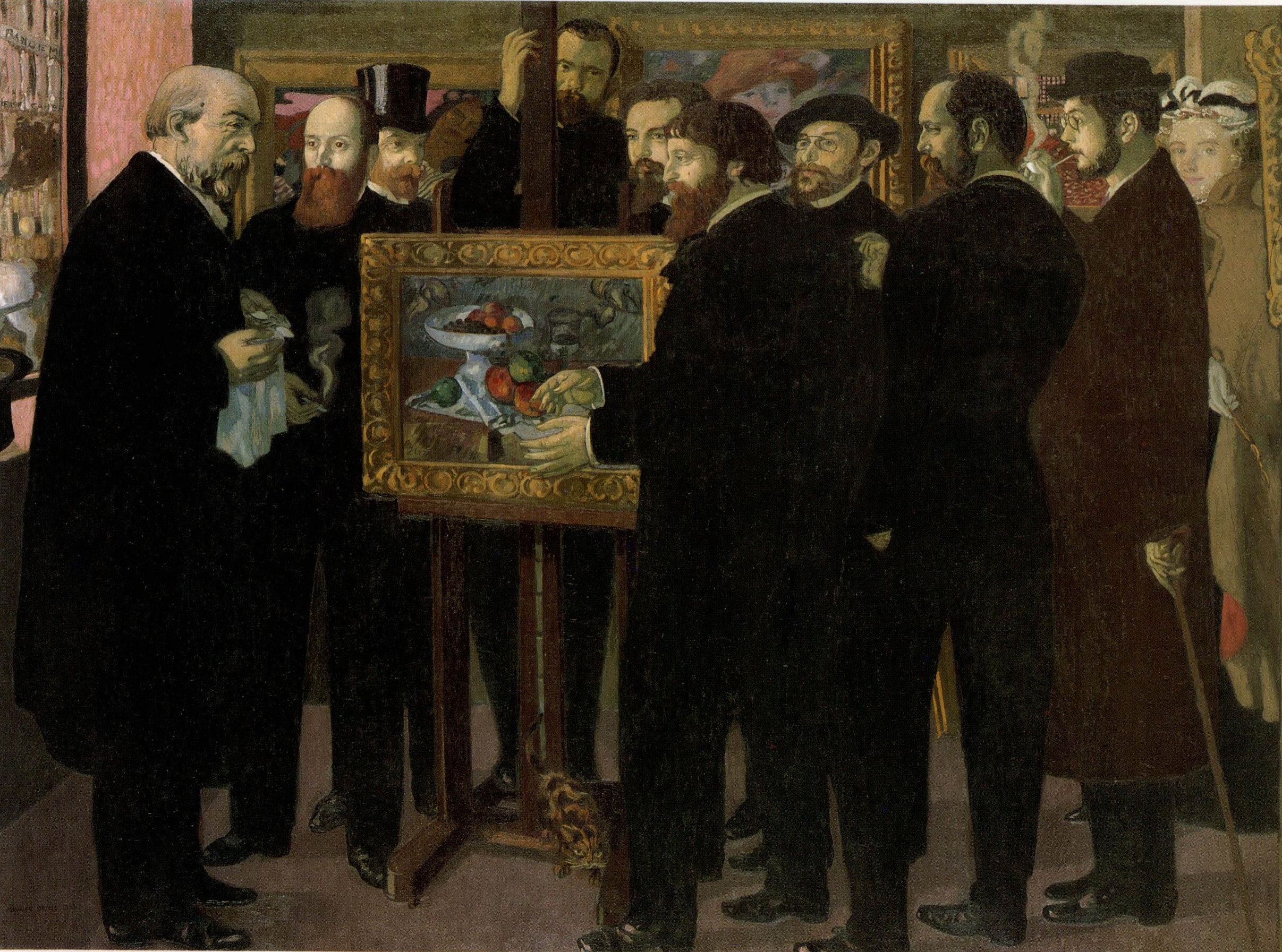 Omagiu lui Cézanne by Maurice Denis - 1900 - 180 x 240 cm 