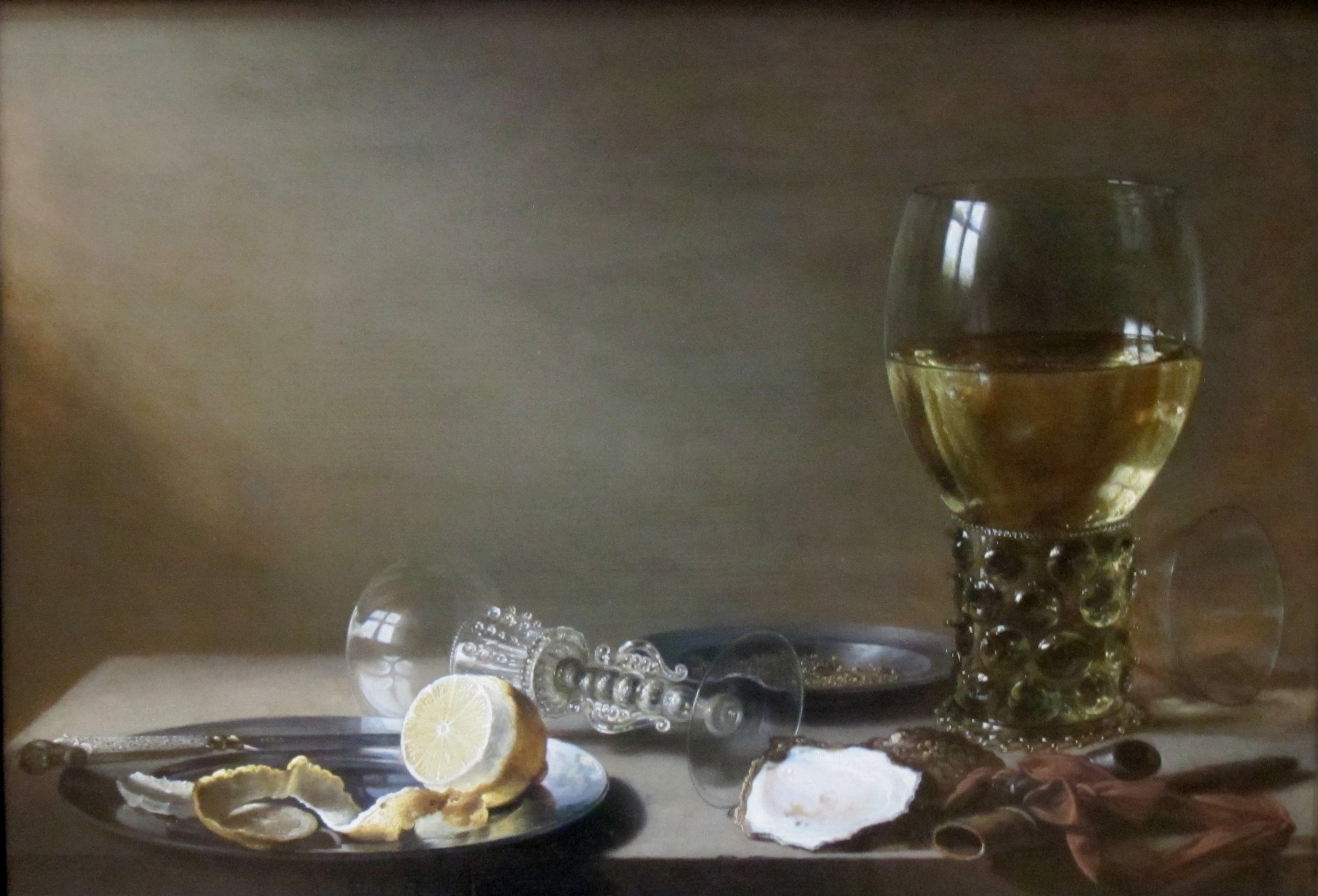 宴会小品 by 彼得 克莱兹 - 1630 - 60 x 83 cm 保罗·盖蒂博物馆