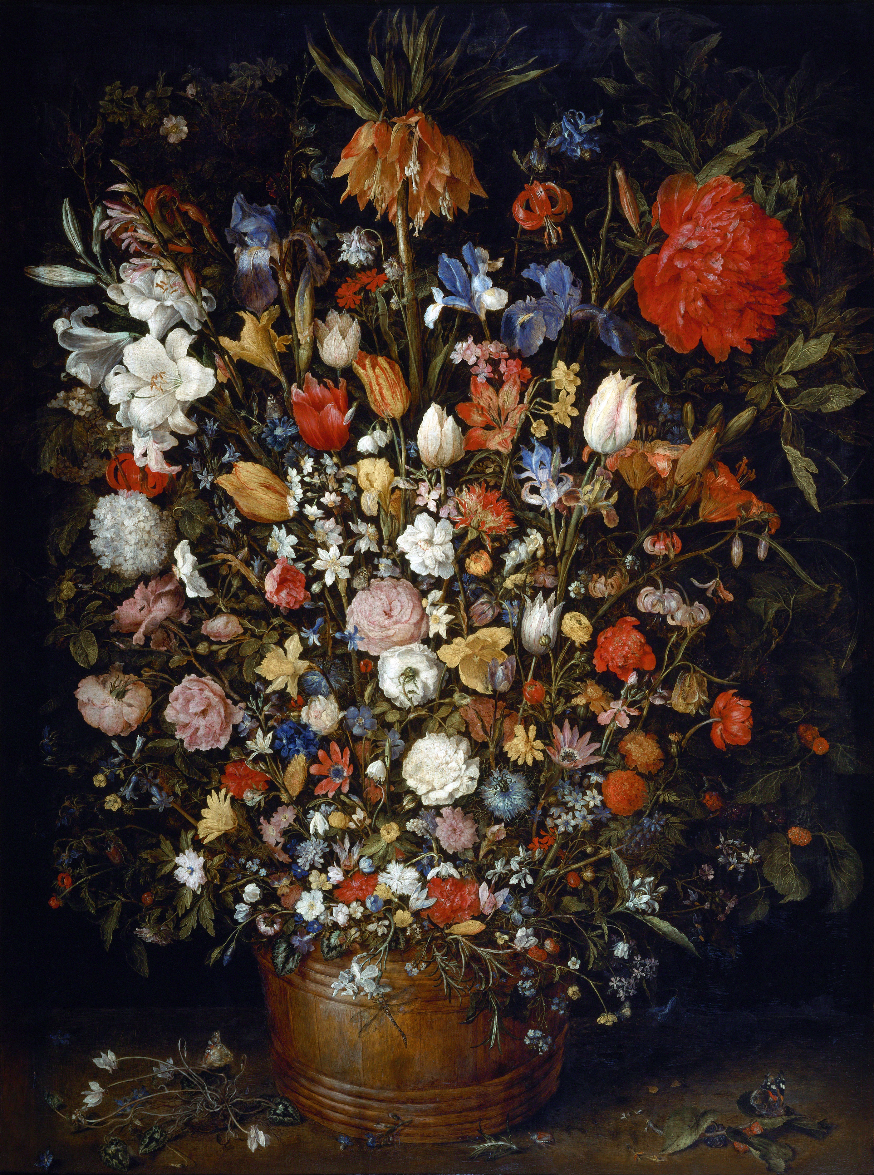Bouquet by Jan Brueghel l' aîné - 1603 - 124.5 × 96.5 cm Alte Pinakothek
