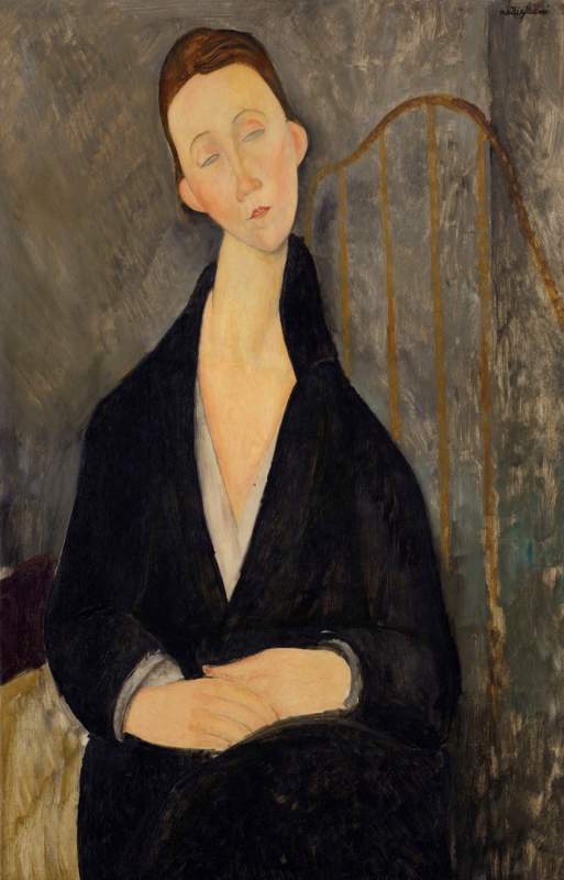 ルニア・チェホフスカの肖像 by Amedeo Modigliani via DailyArt