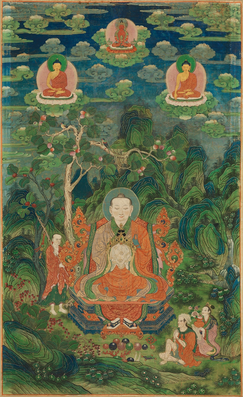 아라한 라훌라 by Unknown Artist - 18세기 - 134 x 82.5 cm 