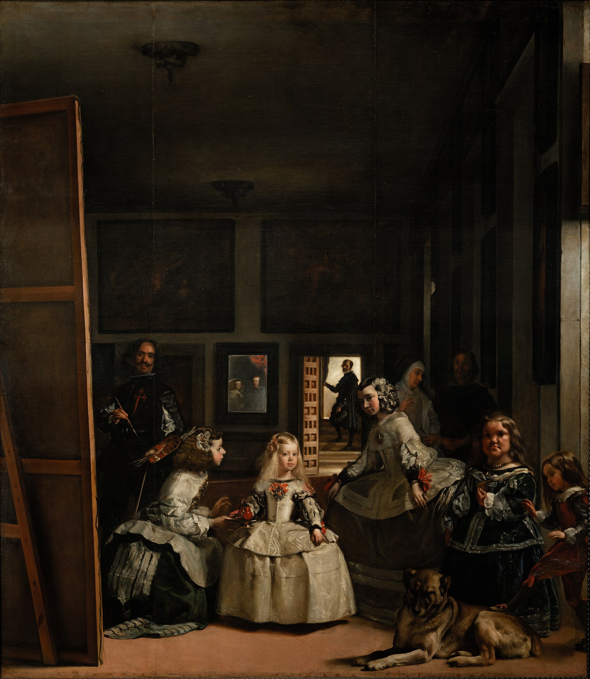 الوصيفات by Diego Velázquez - 1656 - الأبعاد: 318 × 275 سم 