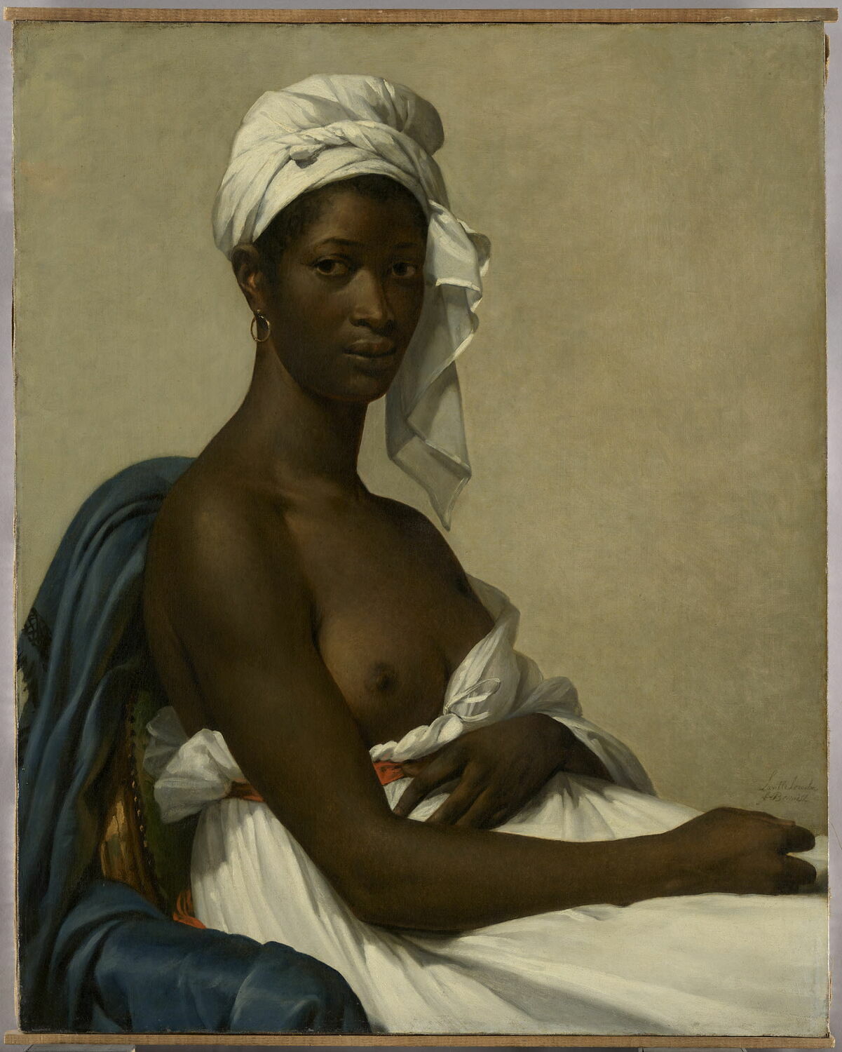 마들렌의 초상(Portrait of Madeleine) by Marie Benoist - 1800 - 81 x 65 cm 
