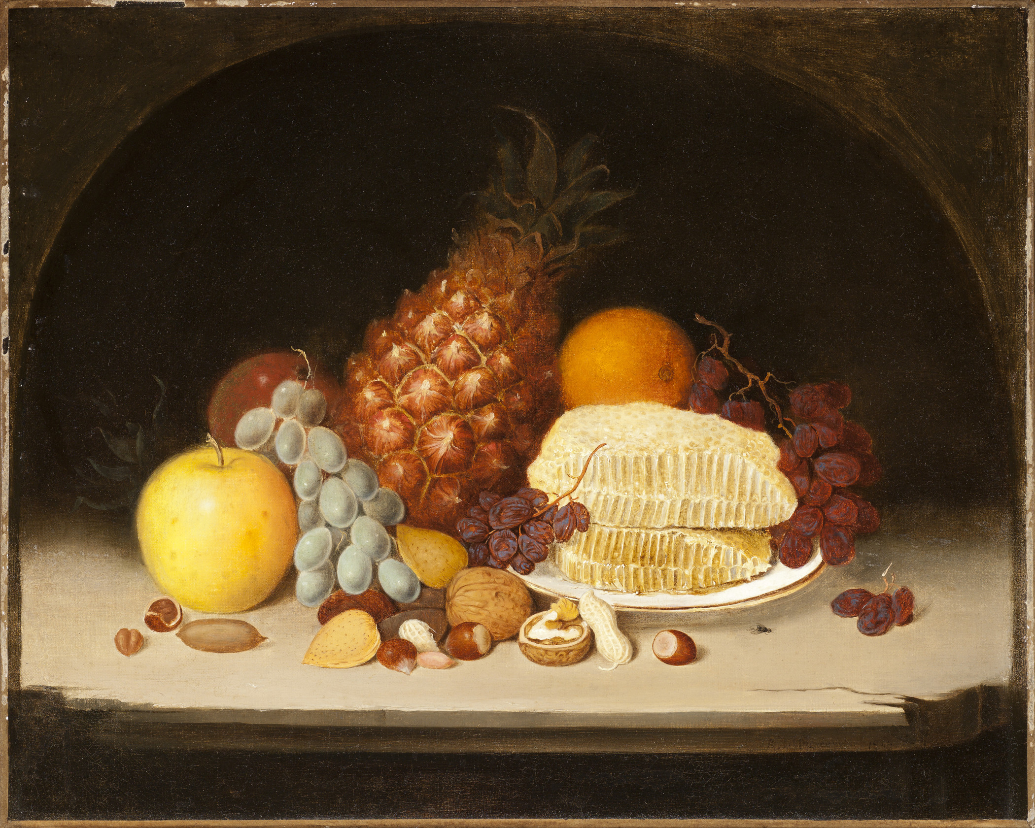 Still-Life by Robert Duncanson - 1849 - 41 x 51.28 cm LACMA, Los Angeles County Museum of Art