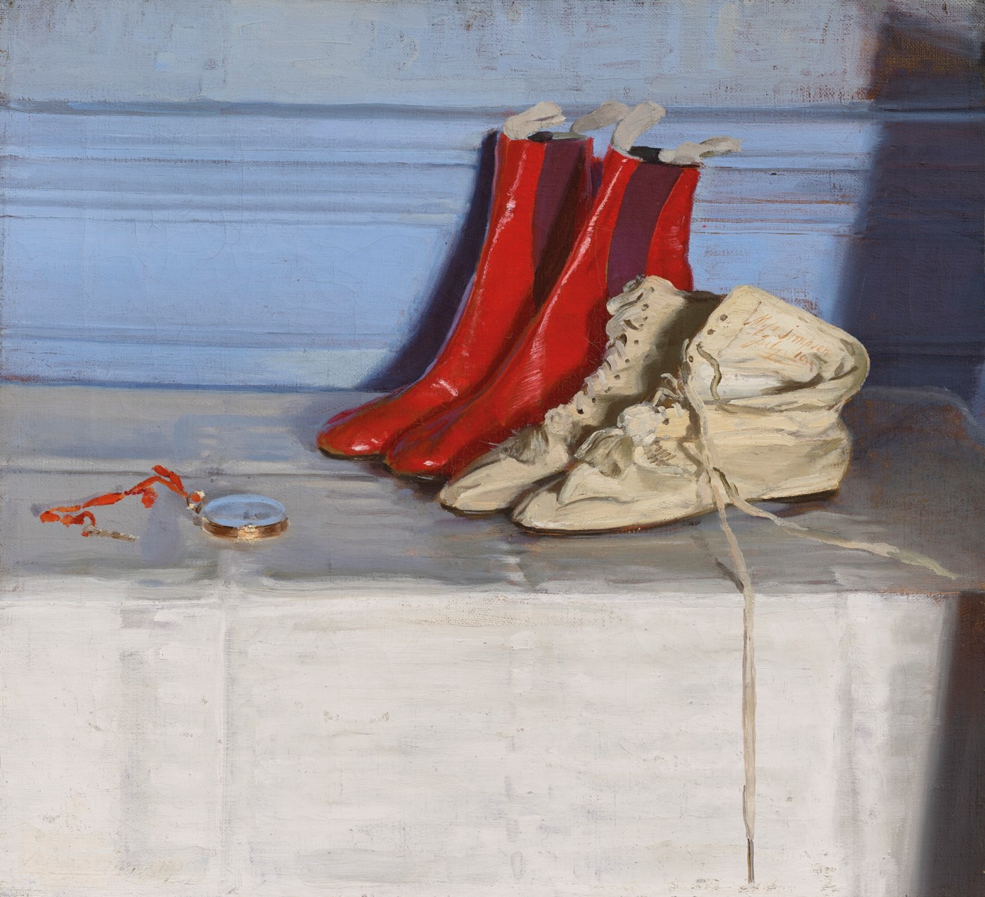 کفش‌های خانم سیمپسون by William Nicholson - 1919 - 55 x 59.7 cm 