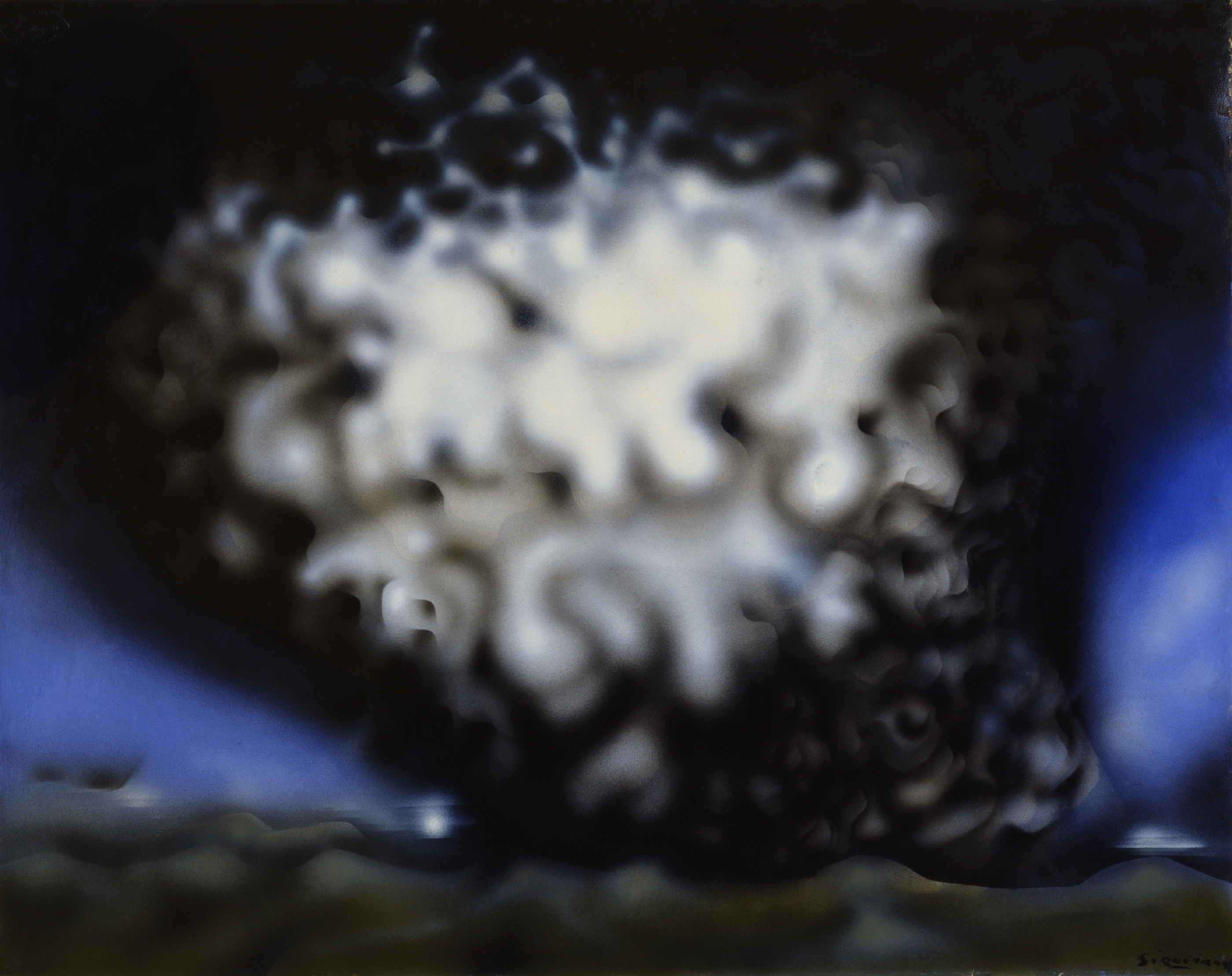 آتش by David Alfaro Siqueiros - 1939 - 49 x 61.5 cm 