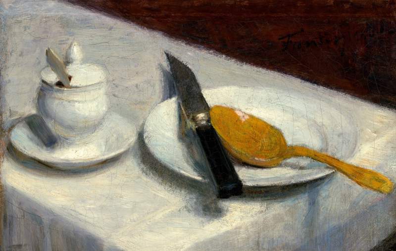 辛子入れのある静物 by Henri Fantin-Latour via DailyArt mobile app