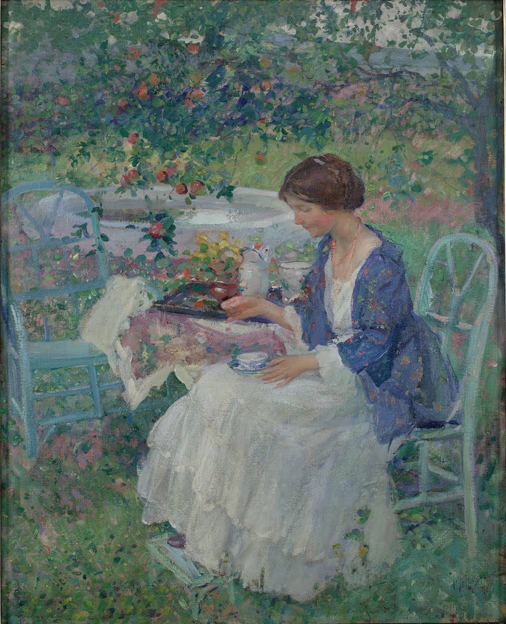 灰色的一天 by Richard E. Miller - 1910/1911 - 99.69 x 80.33 cm 