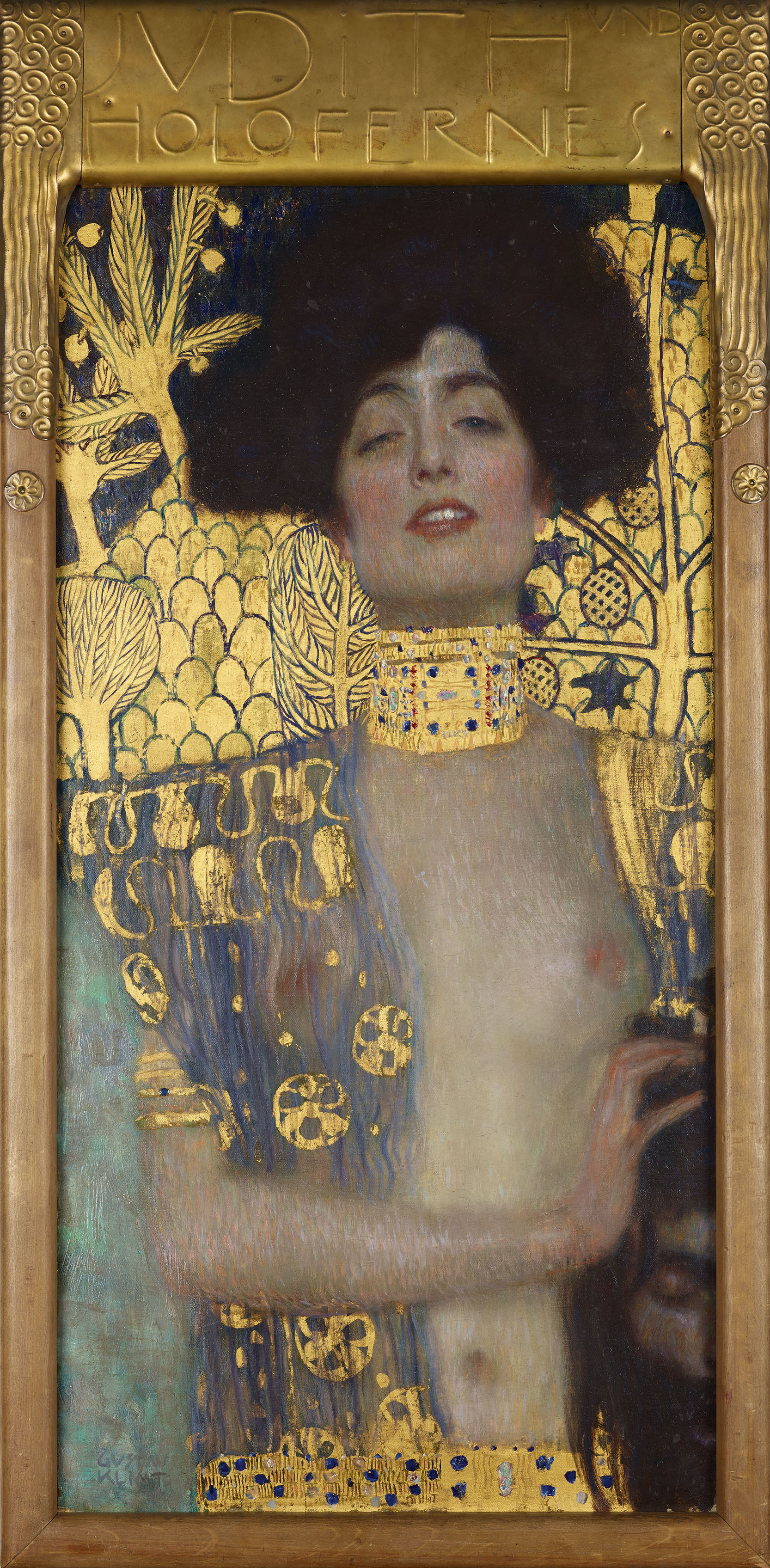 Judita a Holofernova hlava by Gustav Klimt - 1901 - 84 × 42 cm 