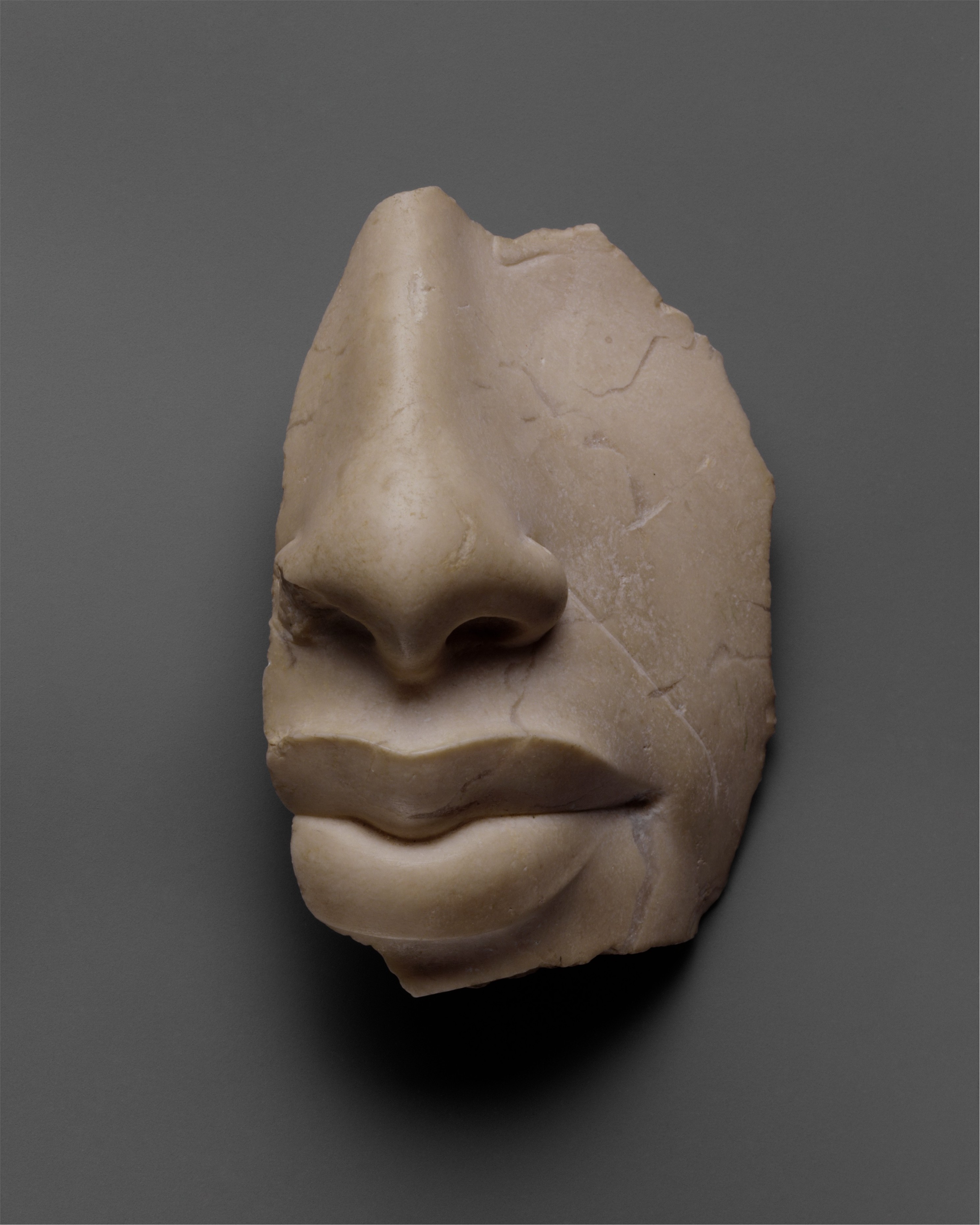 Nose and Lips of Akhenaten by Unknown Artist - ca. 1353–1336 B.C. - 8.1 x 6.3 x 5.5 cm Metropolitan Museum of Art