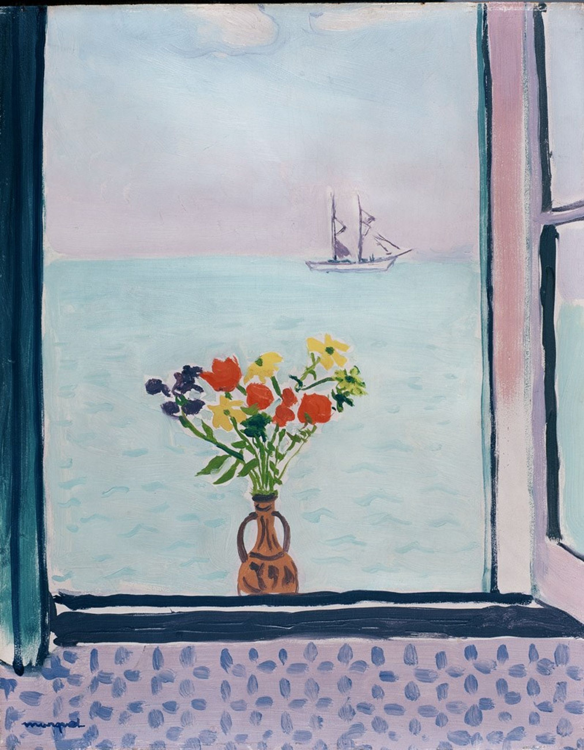 النافذة في حلق الوادي by Albert Marquet - 1926 - الأبعاد: 54.5 × 41.1 سم 