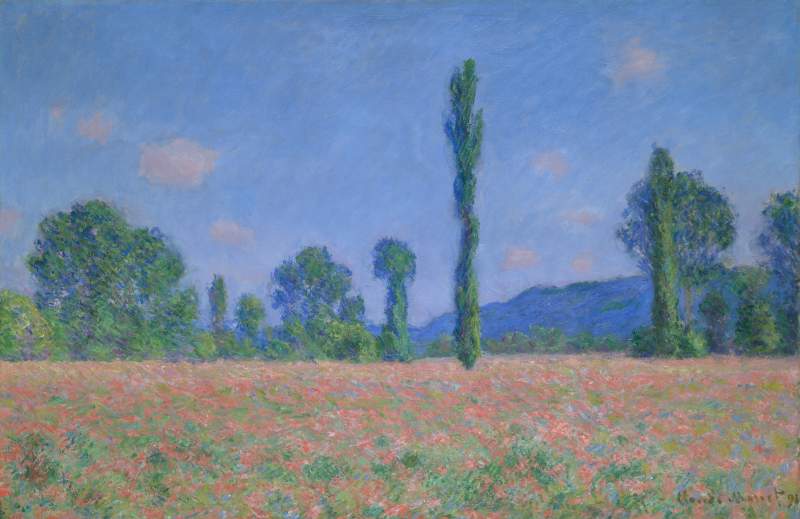 Pole maków (Giverny) by Claude Monet via DailyArt mobile app