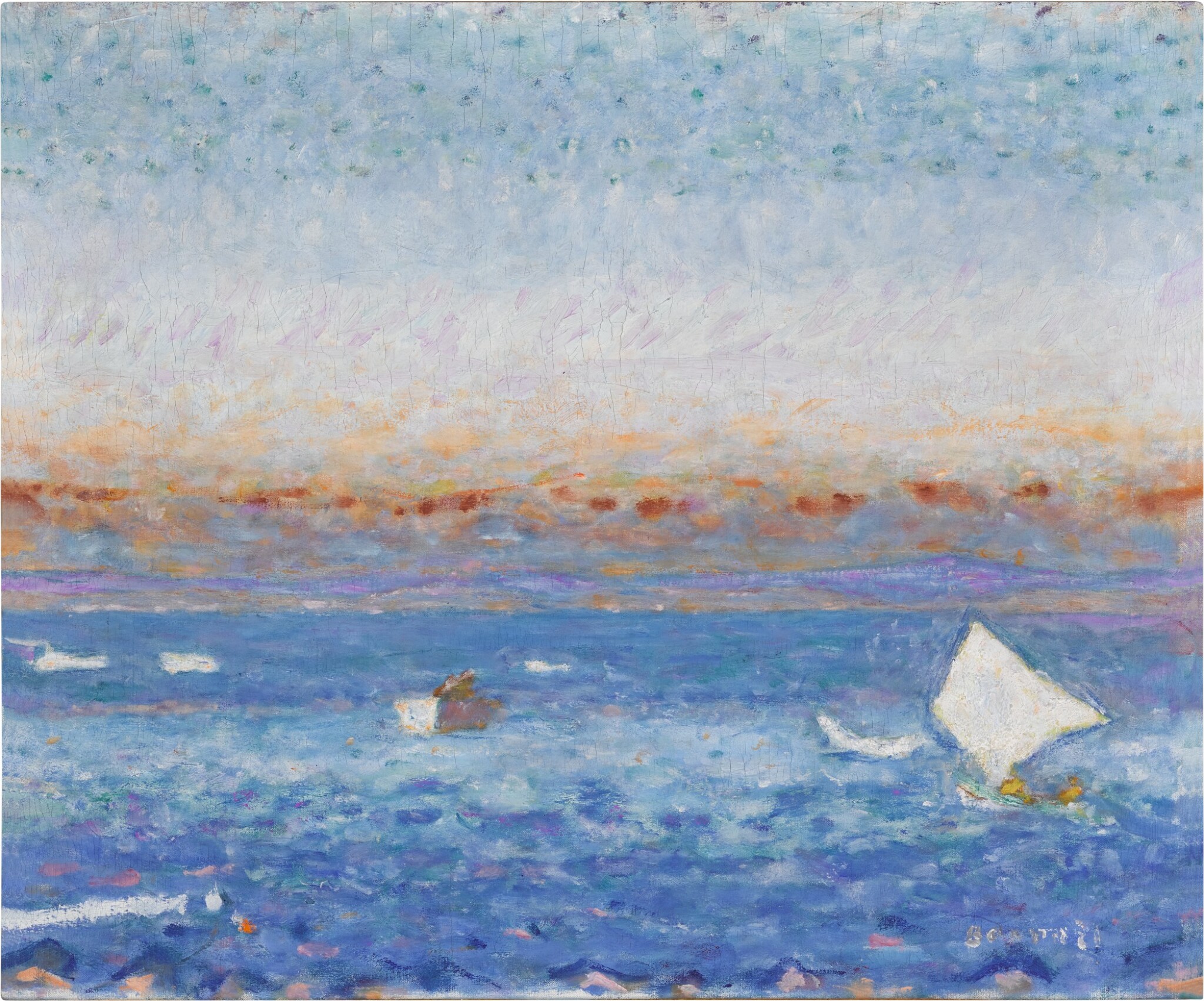 Matinée in Arcachon by Pierre Bonnard - c. 1930 - 55.4 x 65.4 cm private collection