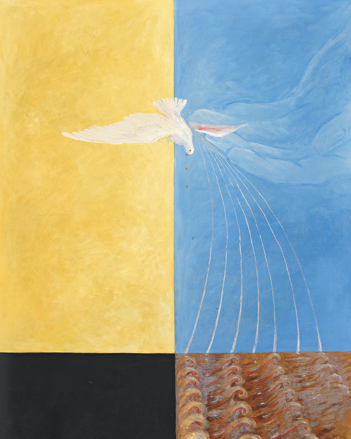 4 Numaralı Güvercin (orig. "The Dove No. 4") by Hilma af Klint - 1915 - 152 x 115.5 cm özel koleksiyon