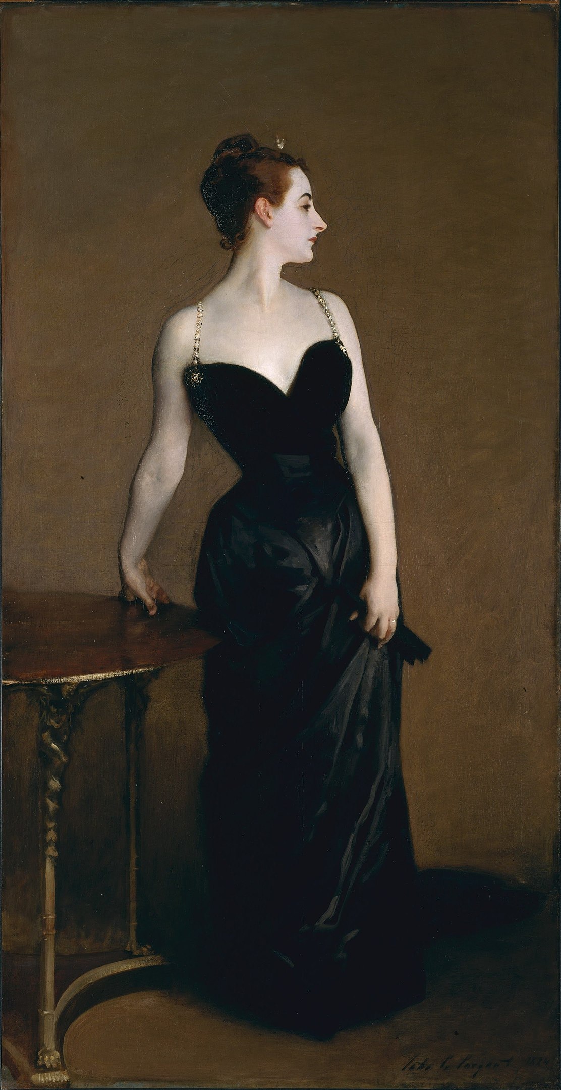 Madame X by John Singer Sargent - 1884 - 234.95 × 109.86 cm Metropolitan Museum of Art