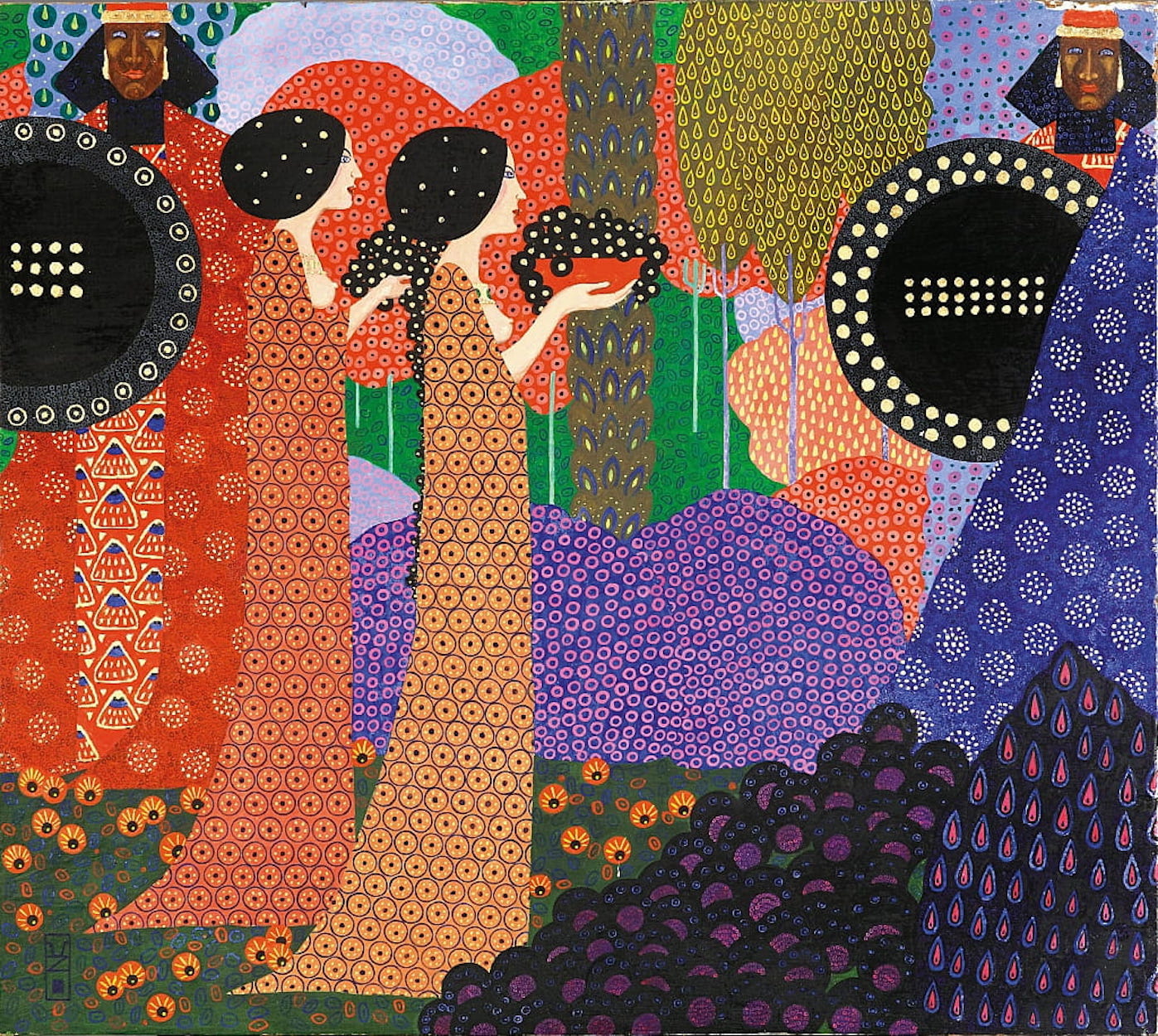 千夜一夜物語 by Vittorio Zecchin - 1914年 - 58 x 65 cm 