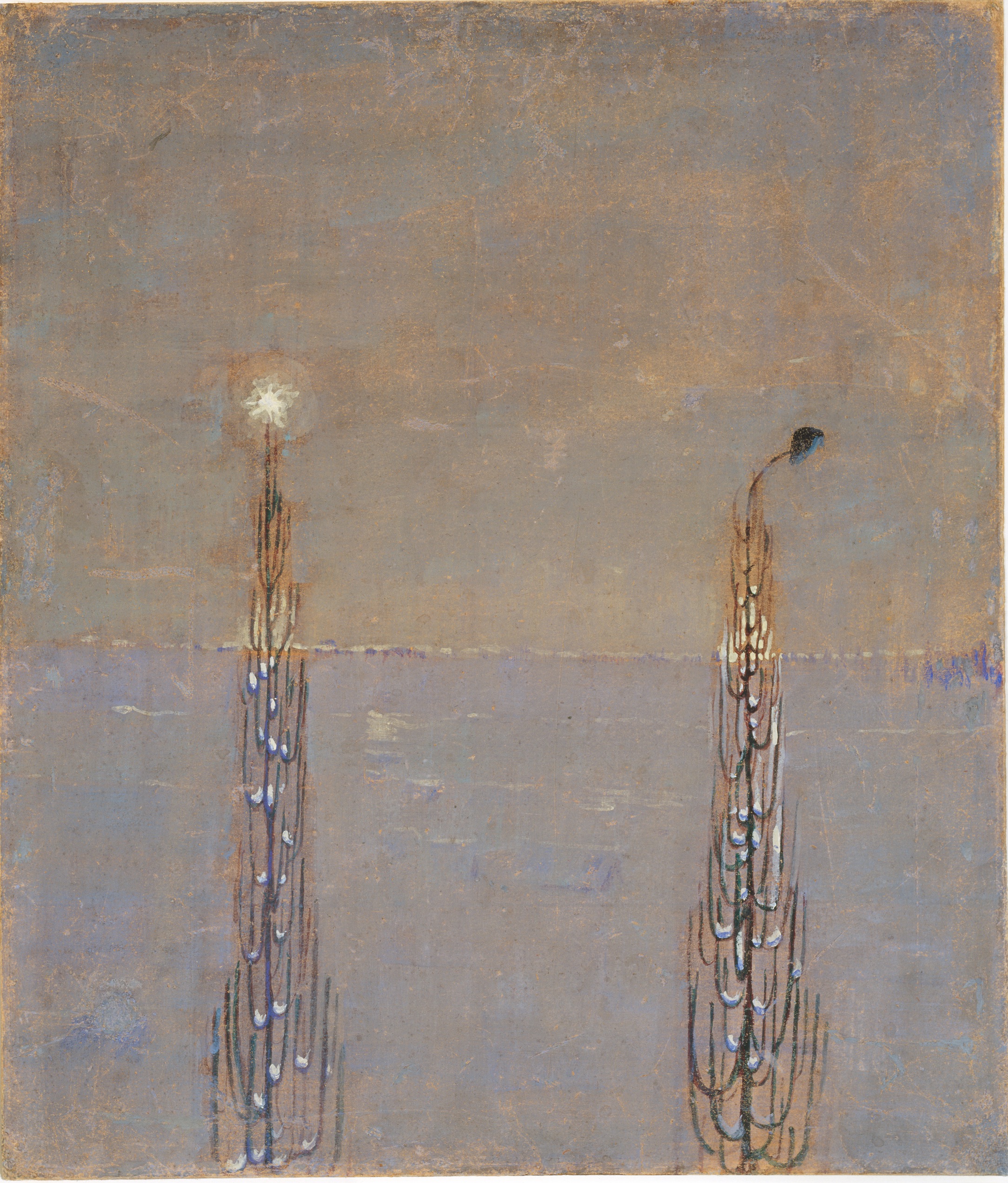 Iarna by Mikalojus Konstantinas Čiurlionis - 1907 - 36,4 x  31,2 cm 