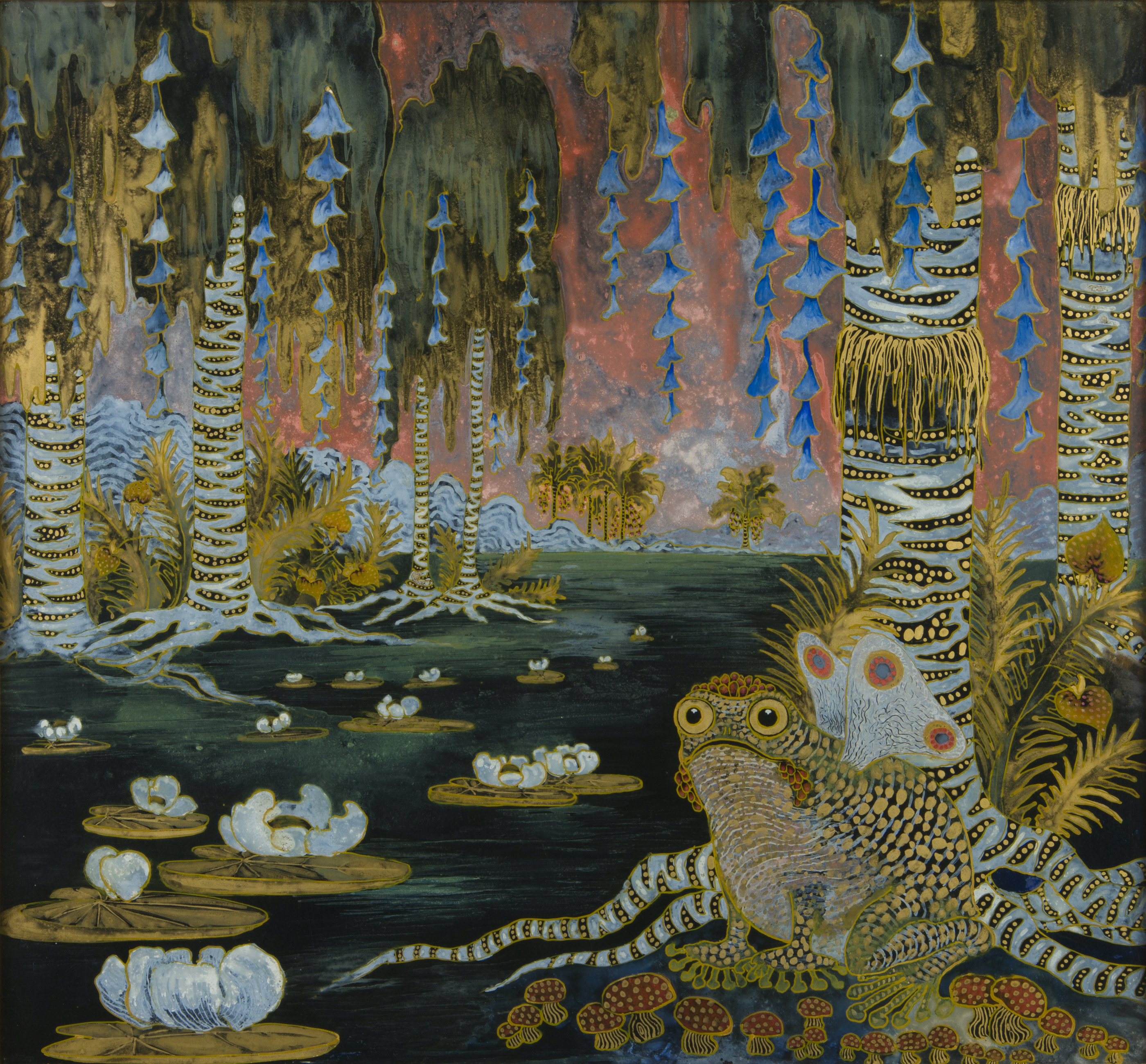 Vår by Michalina Janoszanka - Före 1926 - 48,5 x 53 cm 
