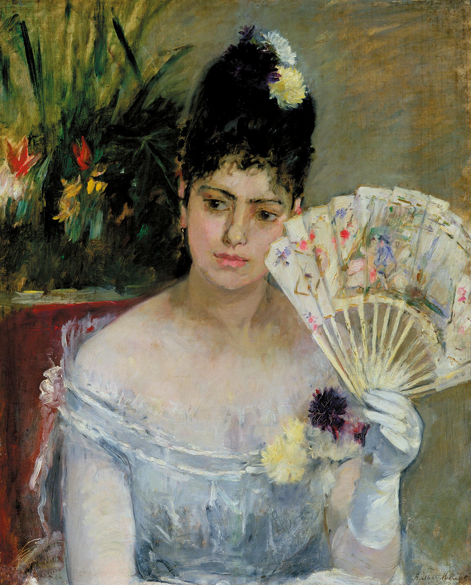 Au bal by Berthe Morisot - 1875 - 62 x 52 cm Musée Marmottan Monet
