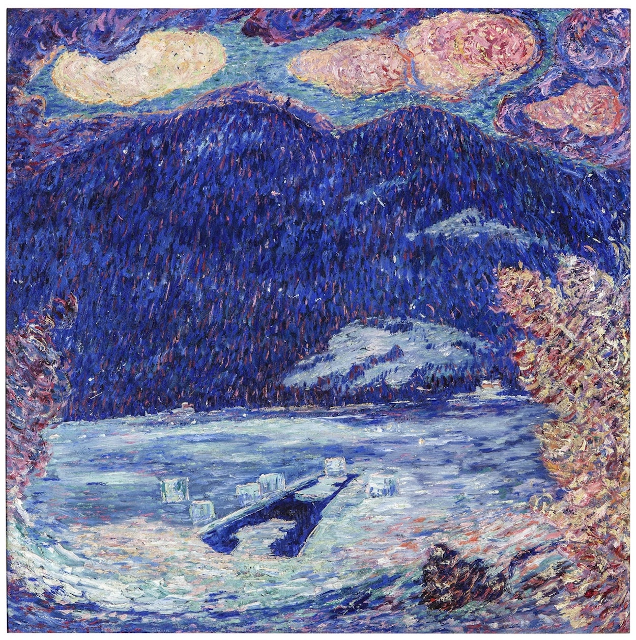 메인(Maine)주의 얼음 구멍 by Marsden Hartley - 1908년 - 86.4 × 86.4 cm 