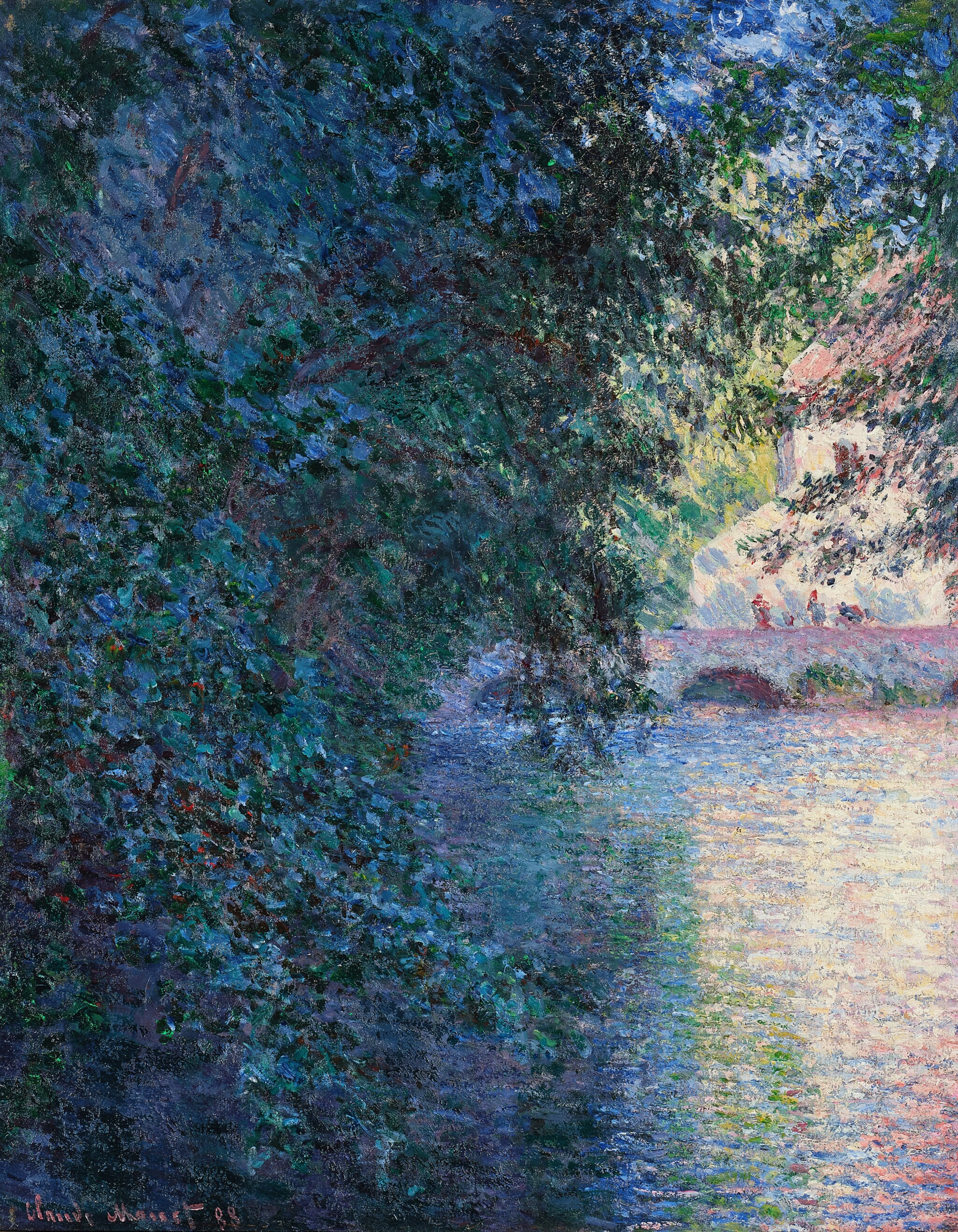 Le Moulin de Limetz by Claude Monet - 1888 - 92 x 72,9 cm collection privée