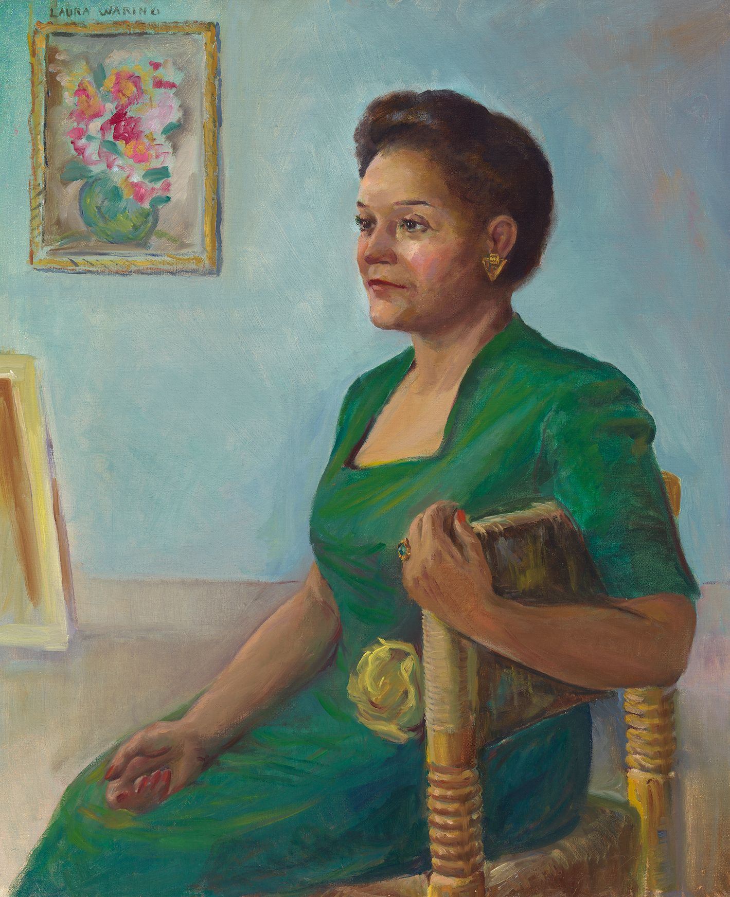 Jessie Redmon Fauset by Laura Wheeler Waring - 1945 - 91.9 × 76.7 cm National Portrait Gallery