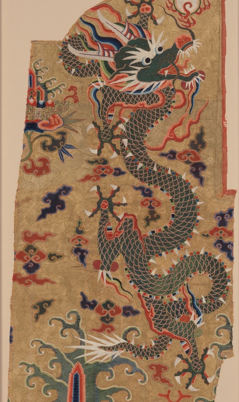 Ejderhalı panel by Bilinmeyen Sanatçı - 17. yüzyıl - 81,3 x 124,5 cm Metropolitan Sanat Müzesi