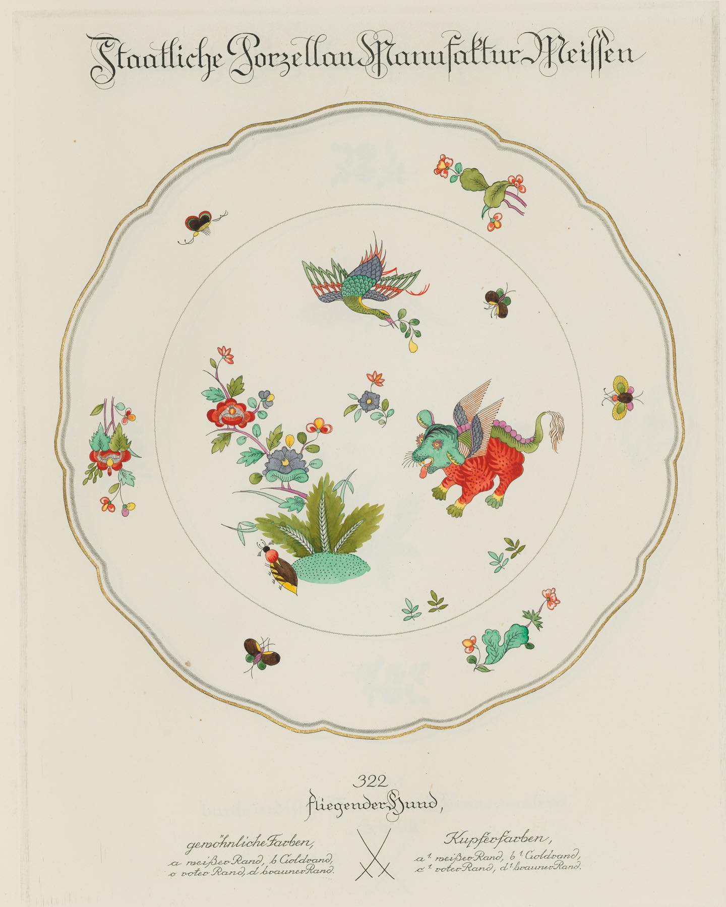 Livro de Amostras de Modelos de Porcelana by Artista Desconhecido - c. 1920 - 41 × 33 cm 