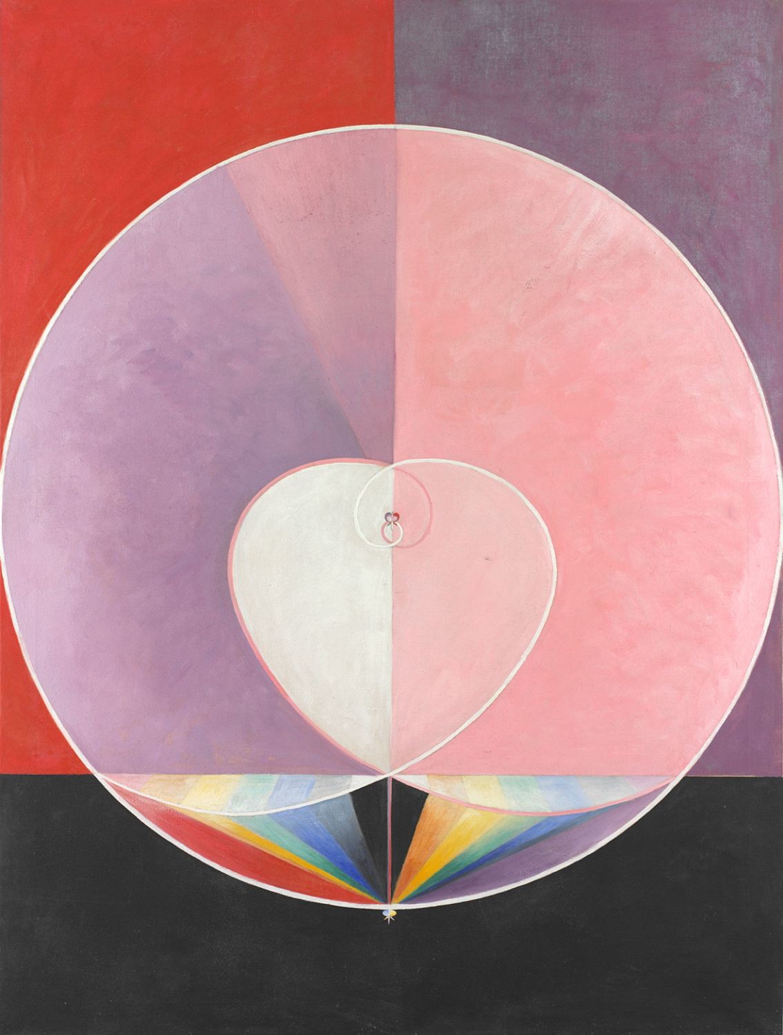 الحمامة، رقم2 by Hilma af Klint - 1915 - الأبعاد: 154.9 × 119.1 سم 