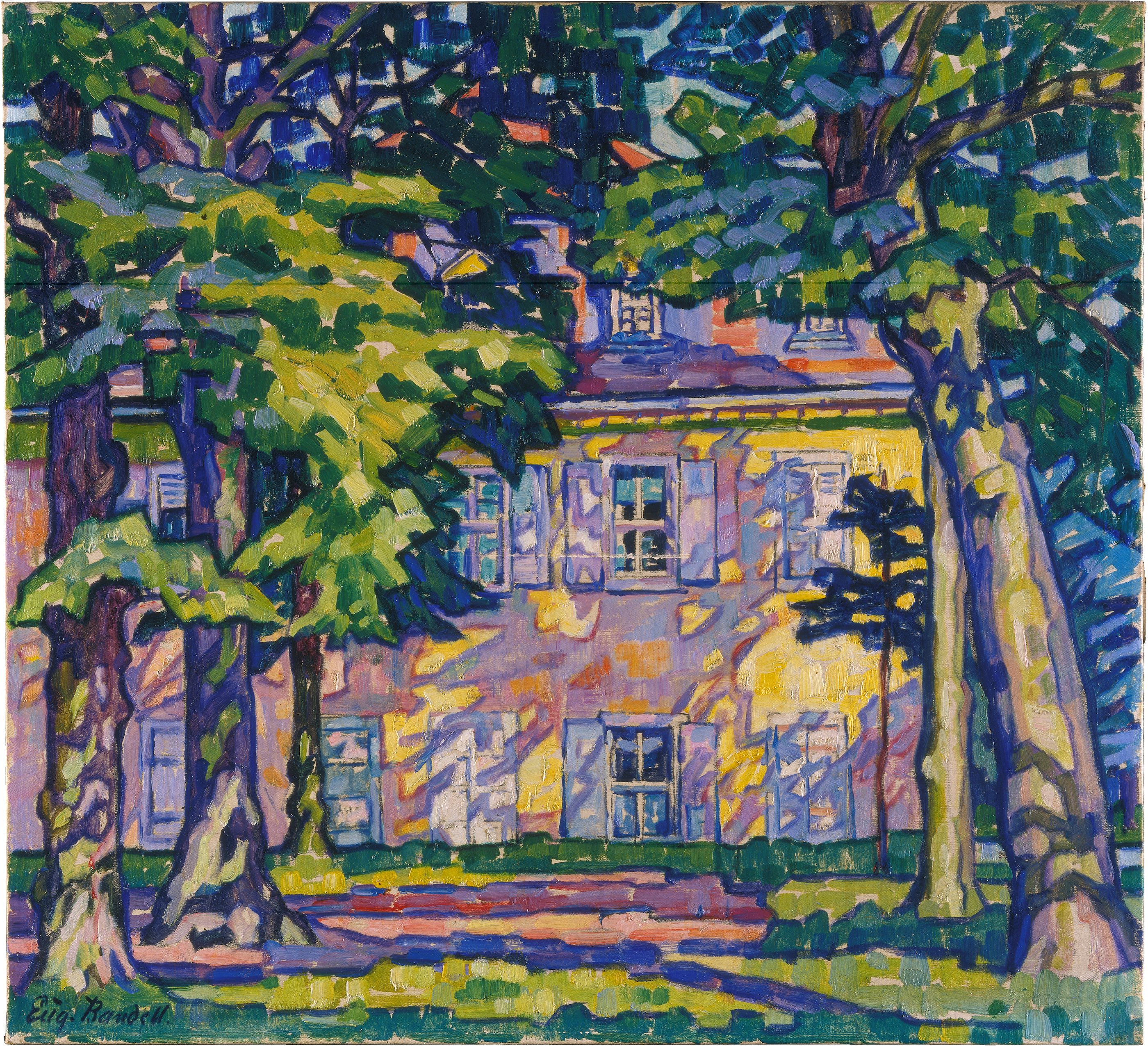 午後の太陽 by Eugenie Bandell - 1913年 - 64.5 x 70.5 cm 