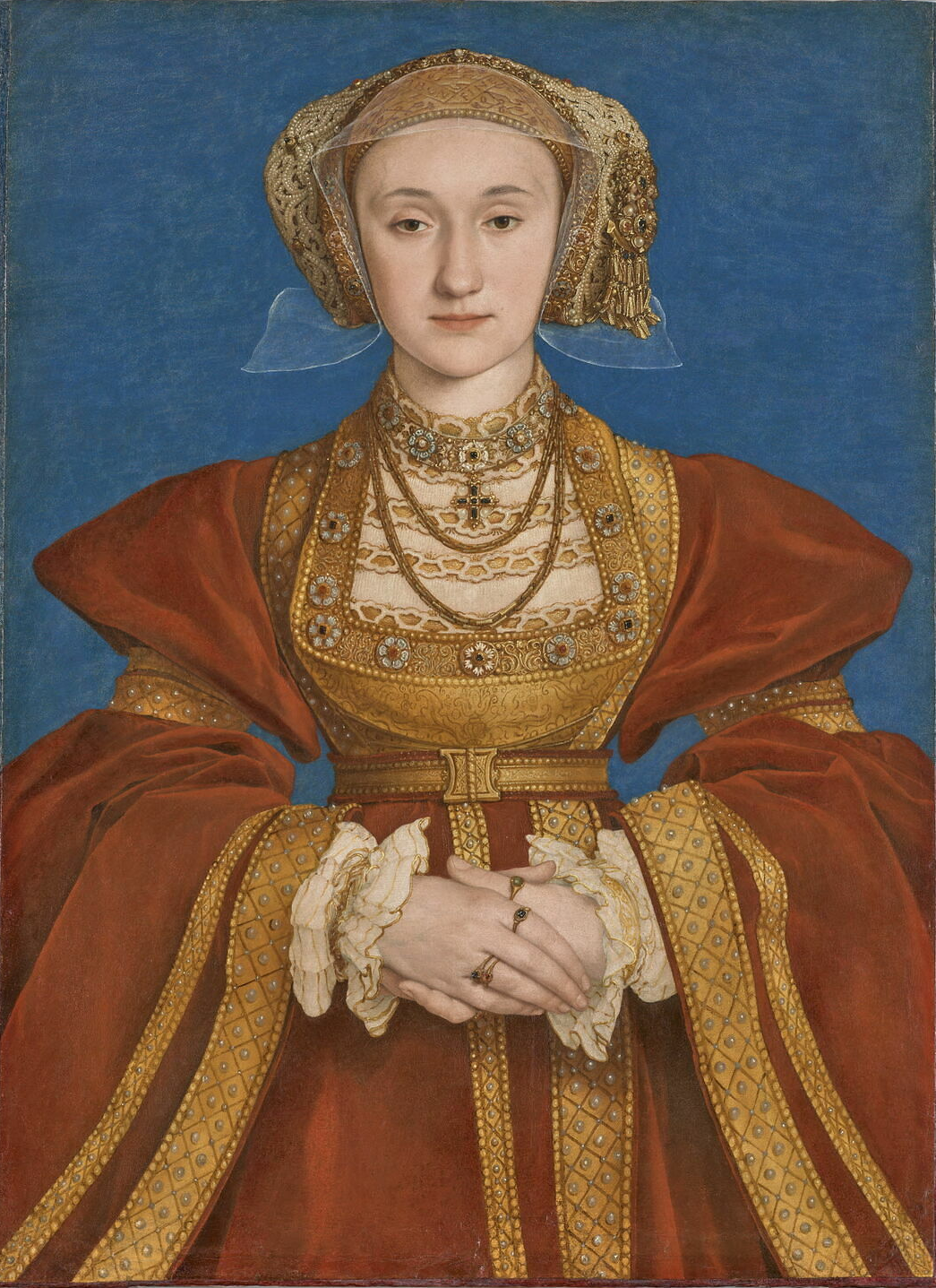 Anna Klevská by Hans Holbein the Younger - cca 1539 - 65 x 48 cm 