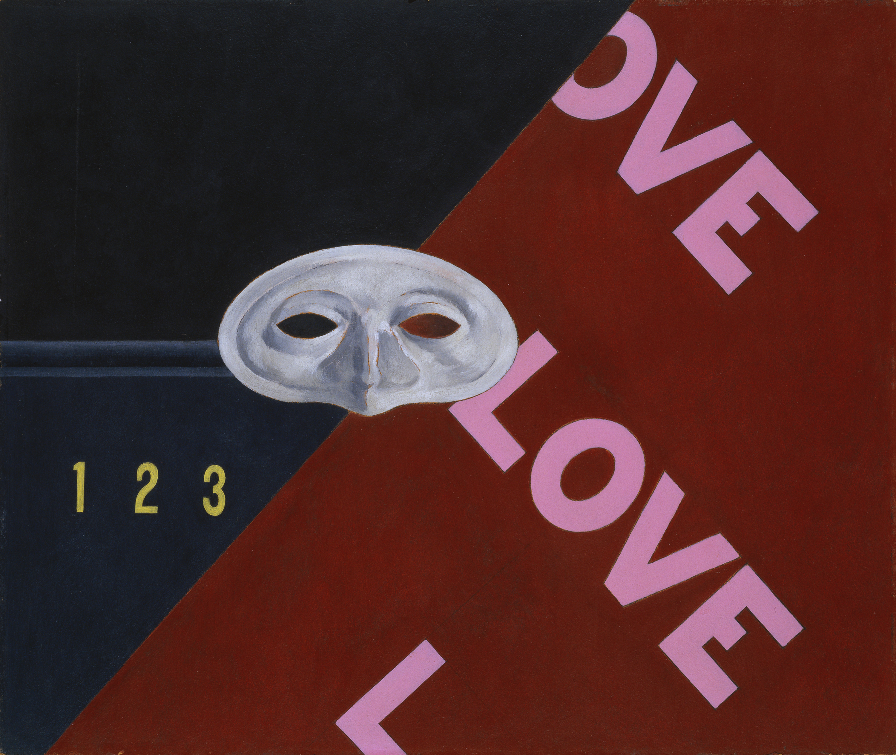 عشق، عشق، عشق، ادای احترام به گرترود استاین by Charles Demuth - ۱۹۲۸ - ۵۱ × ۵۳ سانتی‌متر 
