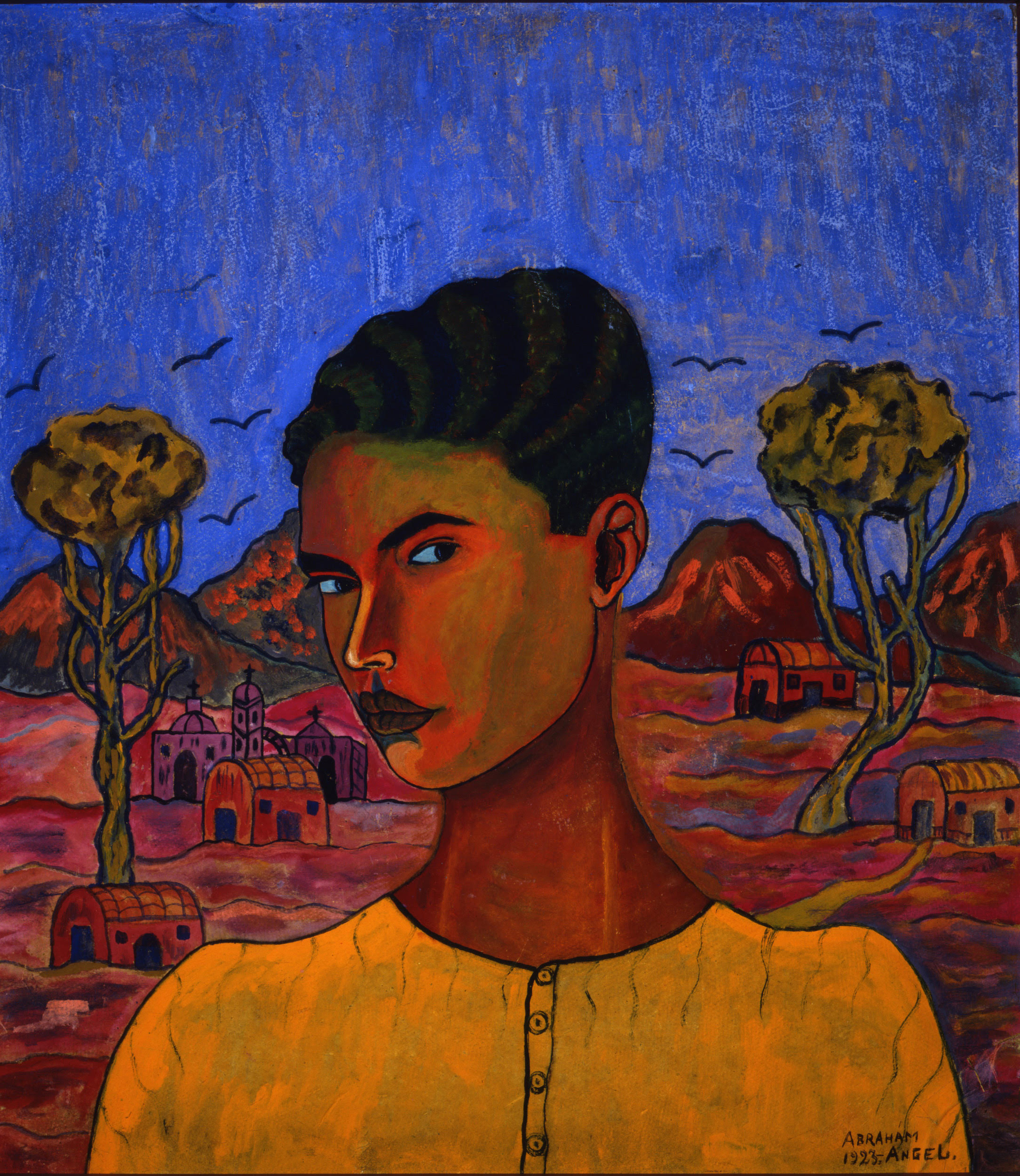 پرتره شخصی by Abraham Ángel - 1923 - 81 x 72 cm 