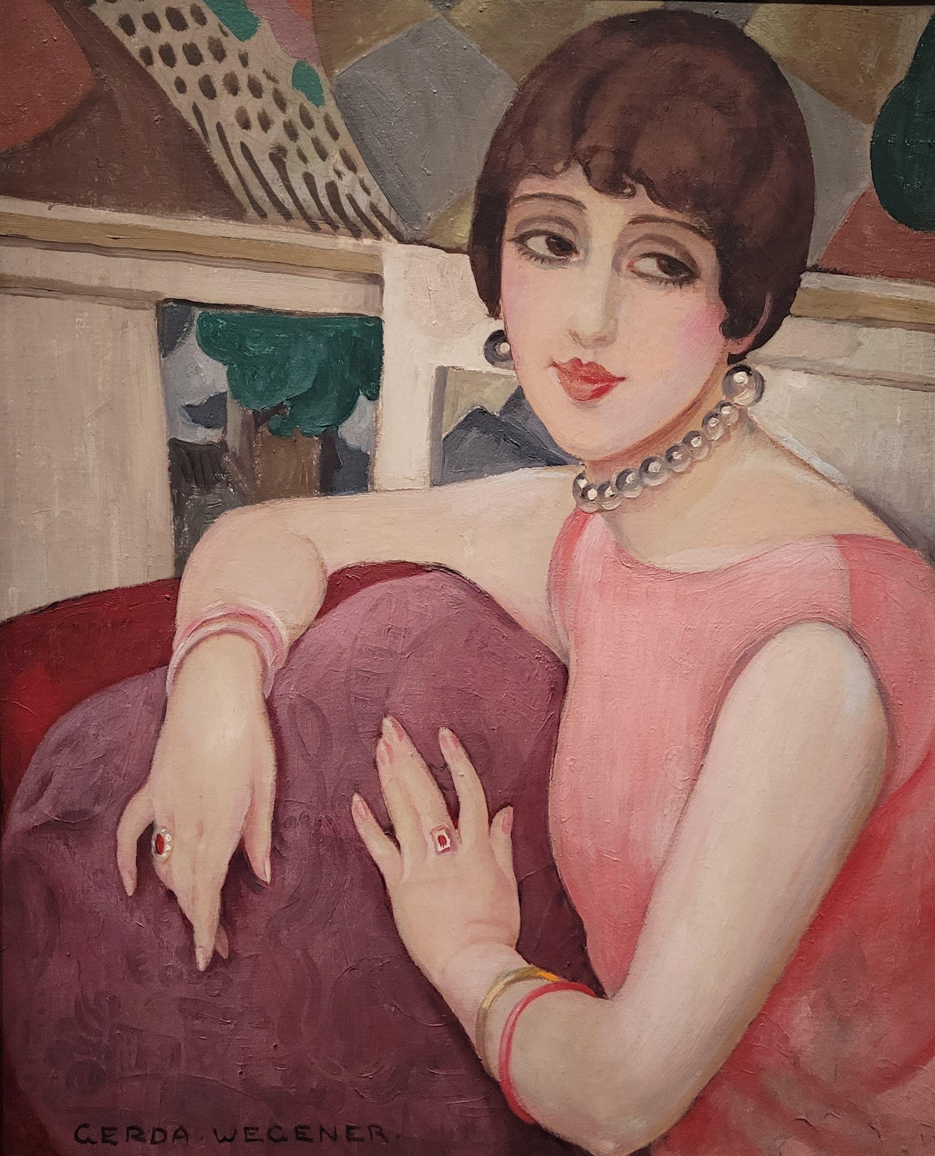 莉莉 by 格尔达 韦格纳 - 1922 - 73,2 x 60 cm 蓬皮杜中心