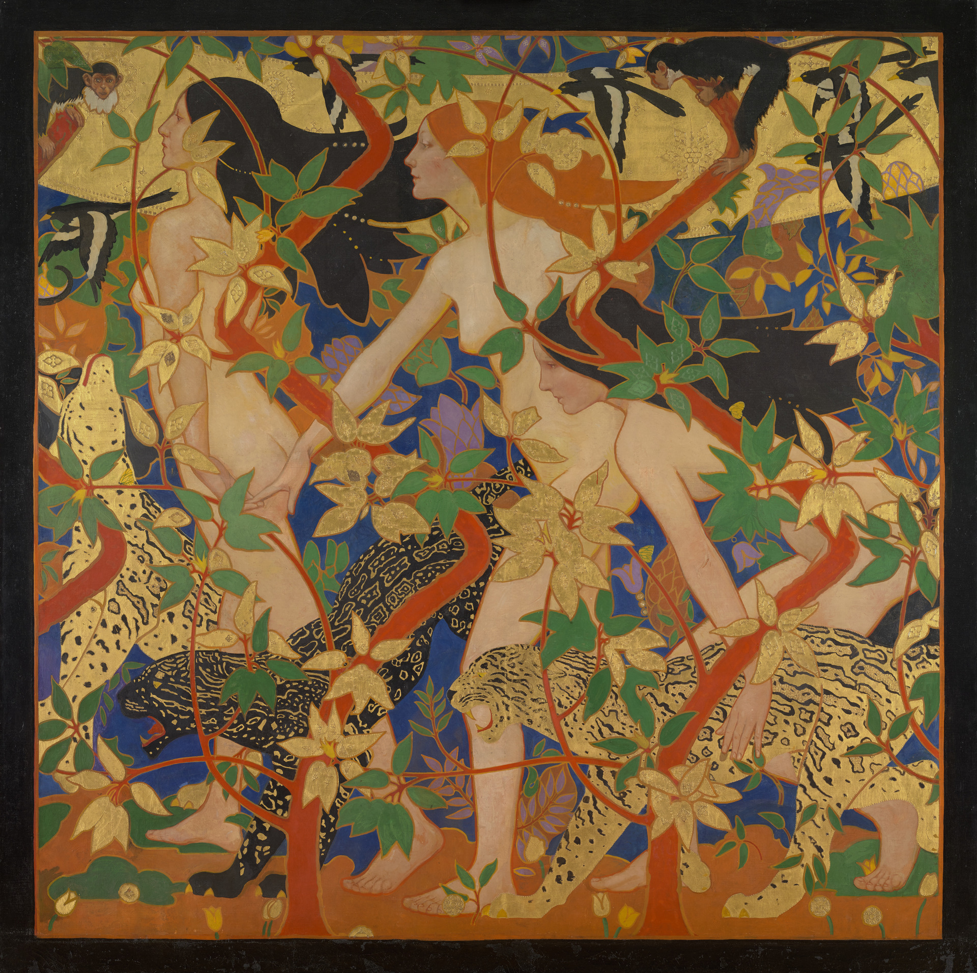 Polowanie by Robert Burns - ok. 1926 - 198,1 x 198,1 cm 