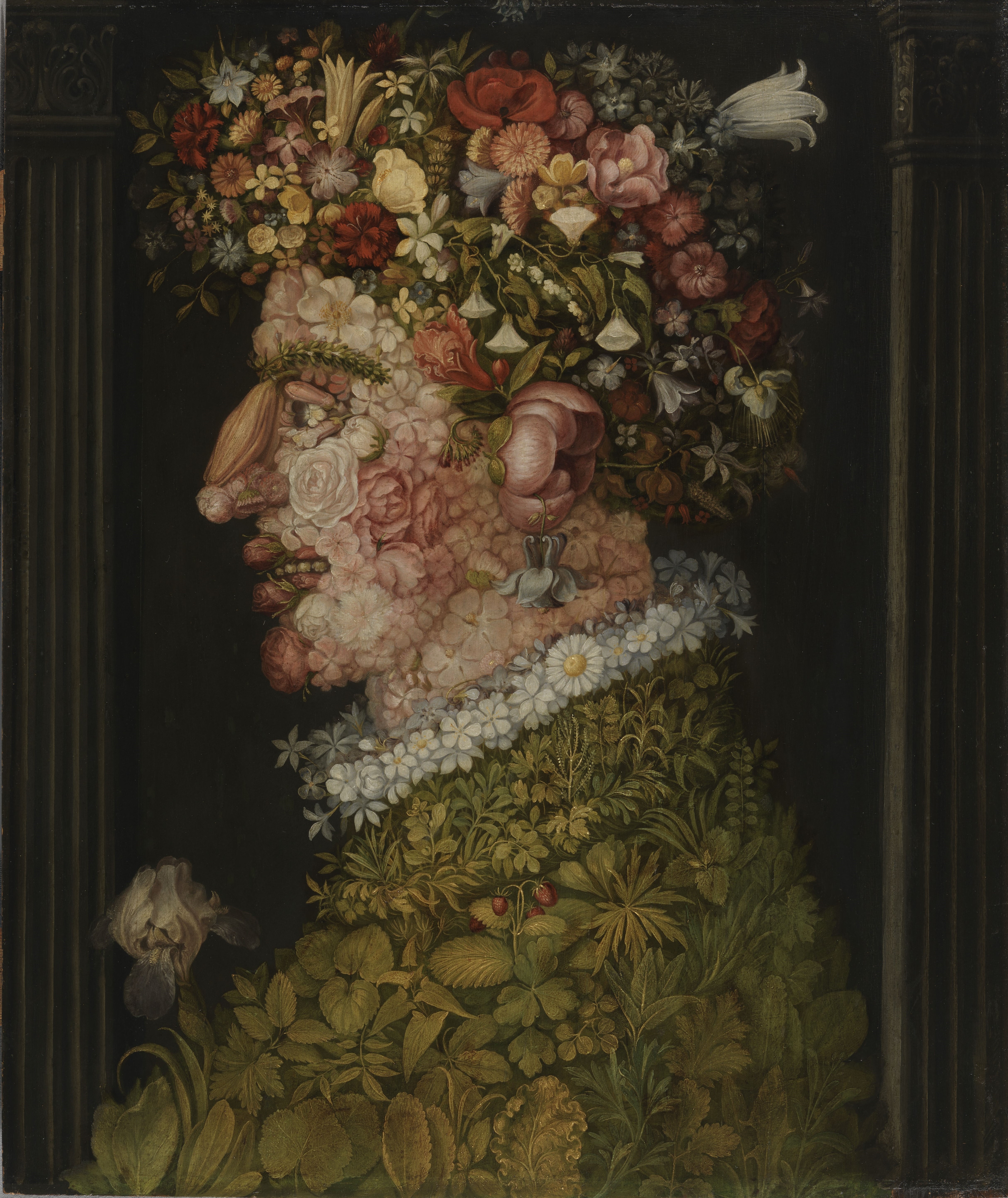 Alegoria primăverii by Giuseppe Arcimboldo - c.ca 1555/60 - 68 x 57 cm 