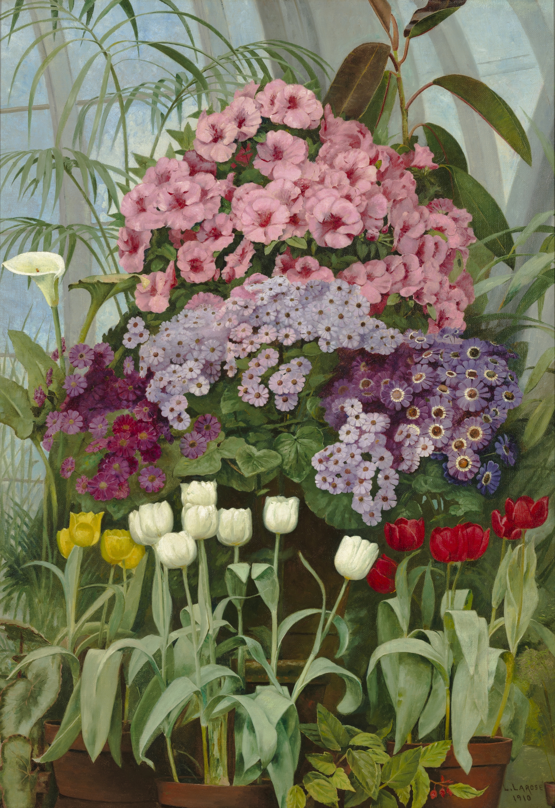 La serra by Ludger Larose - 1910 - 125 x 87 cm 
