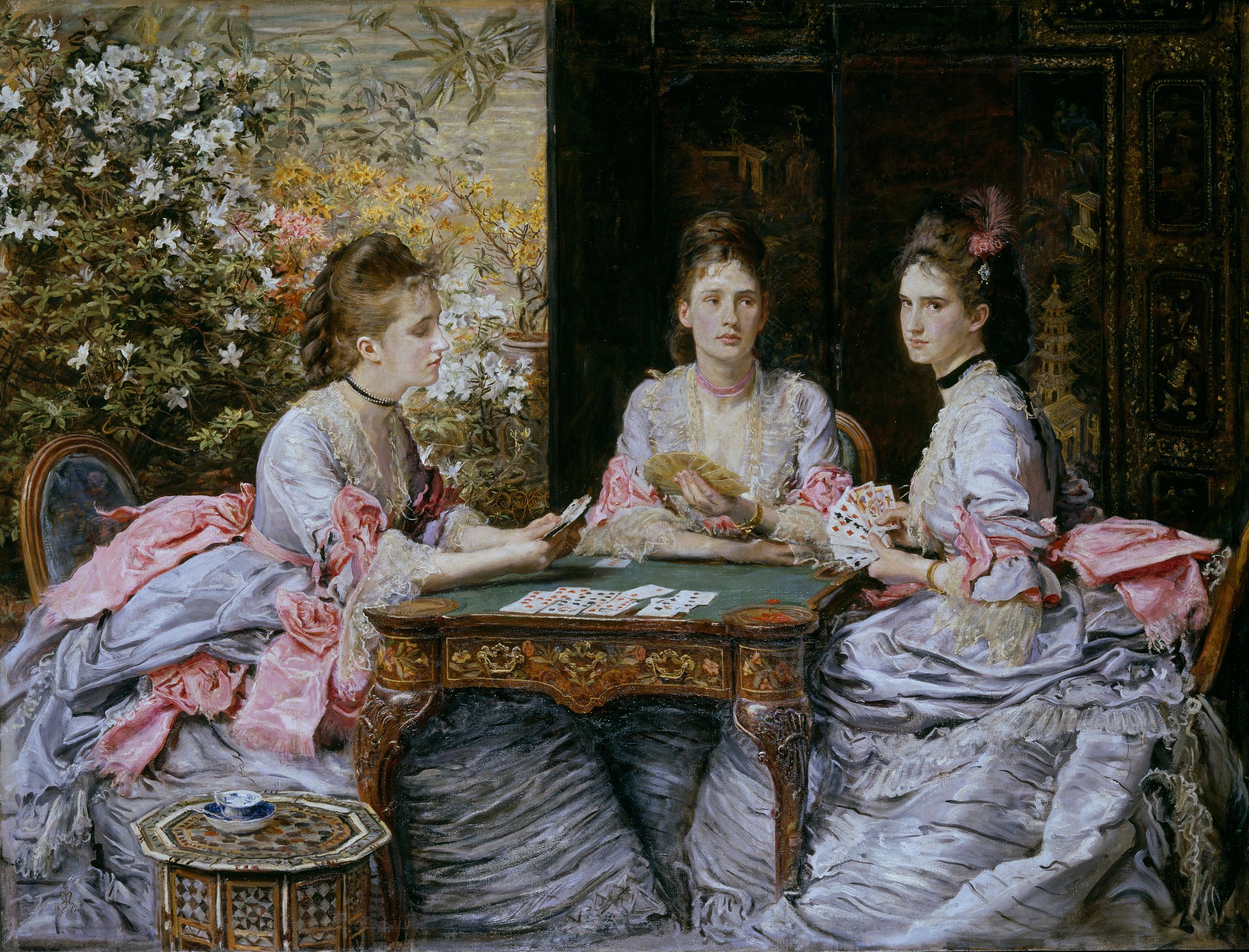 A szivek az ászok by John Everett Millais - 1872 - 165.7 x 219.7 cm 