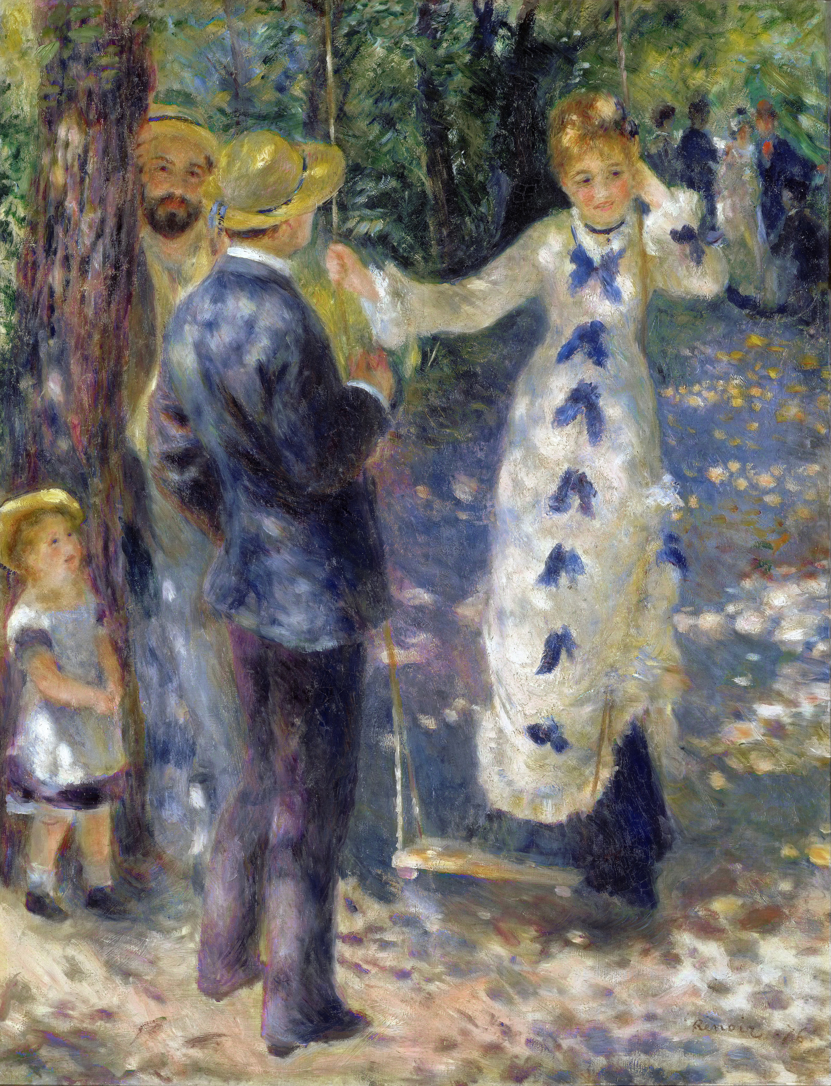 Salıncak by Pierre-Auguste Renoir - 1876 - 92 × 73 cm Musée d'Orsay