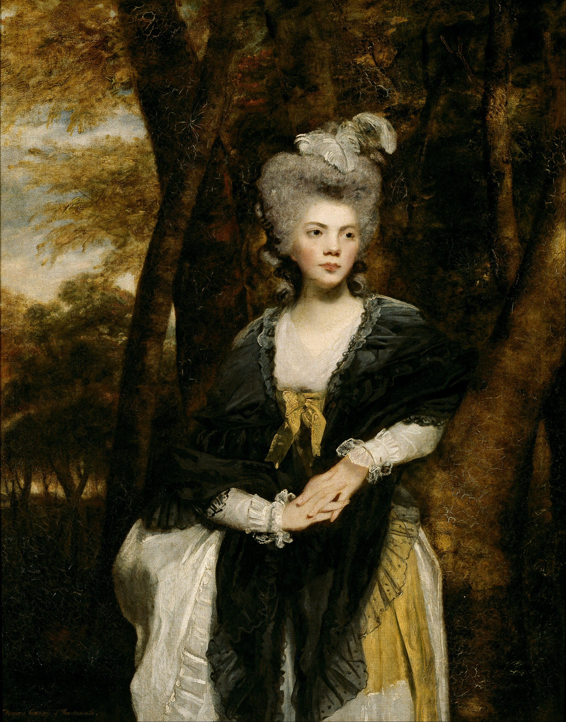 Lady Frances Finch by Joshua Reynolds - 1782 r. - 142,1 x 113,3 cm 
