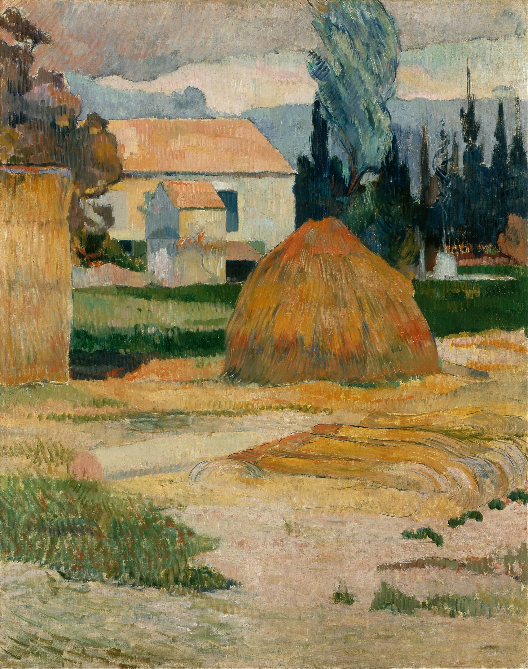 Peisaj lângă Arles by Paul Gauguin - 1888 - 91 x 72 cm 