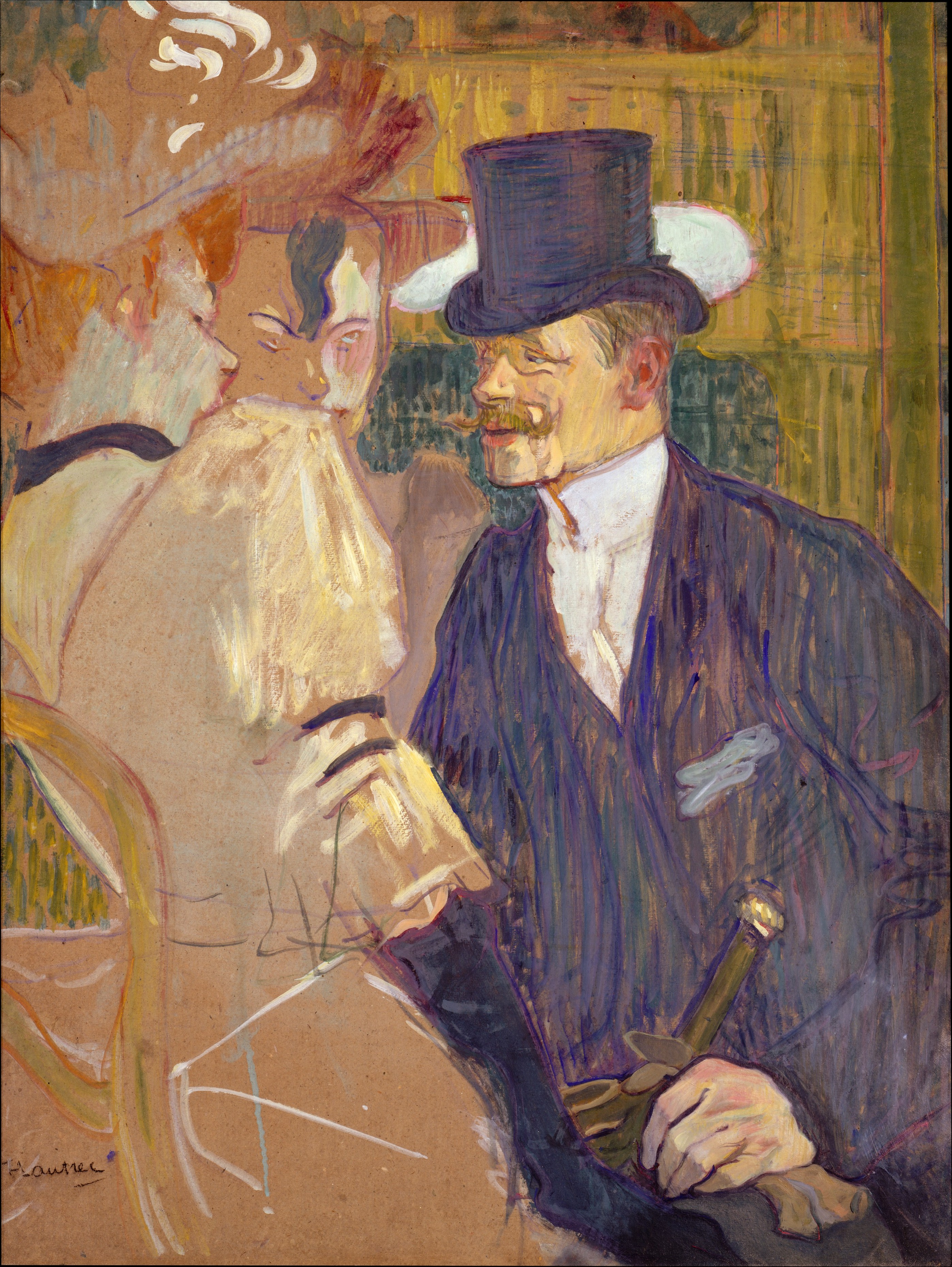 Engelsmannen på Moulin rouge by Henri de Toulouse-Lautrec - 1892 - 85,7 x 66 cm 