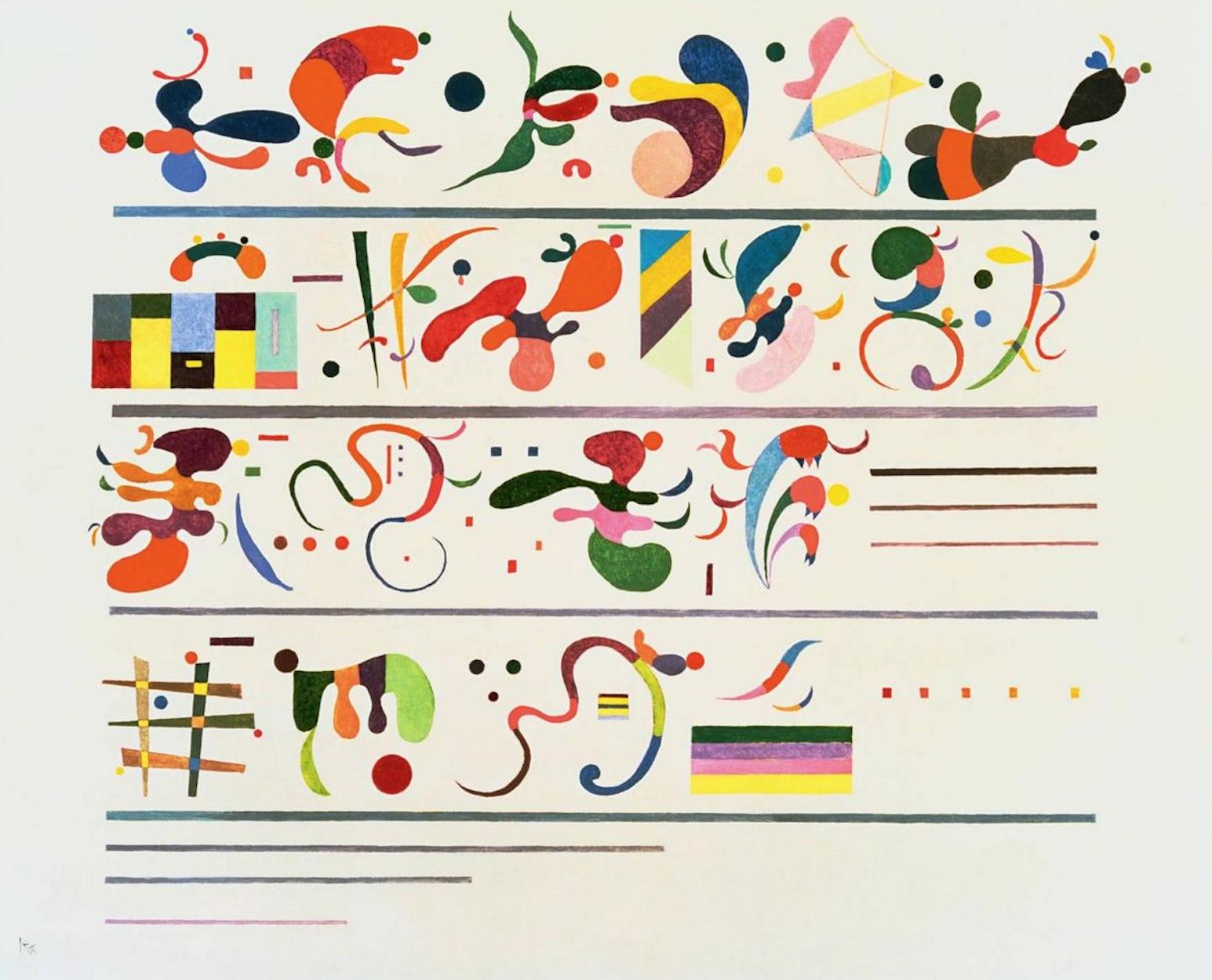 Sucesión by Wassily Kandinsky - 1935 - 81 x 100 cm Colección Phillips